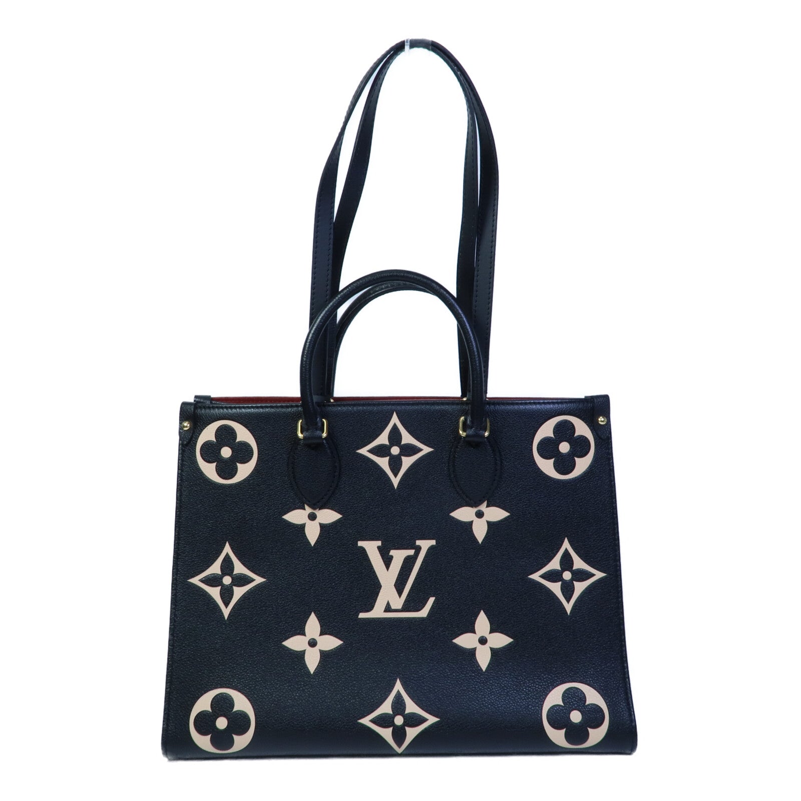 LOUIS VUITTON Monogram Empreinte OnTheGO MM手挽肩背兩用袋