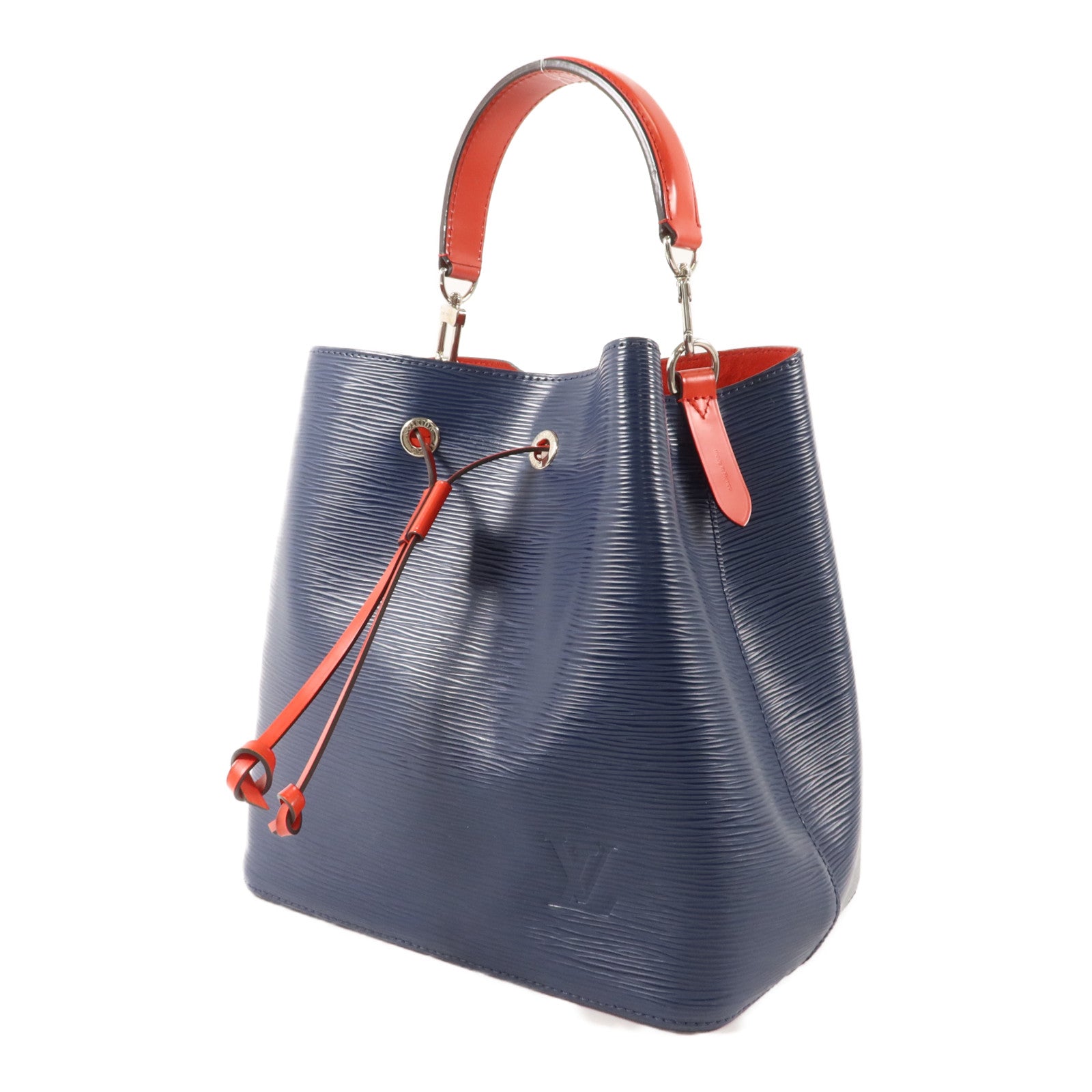 LOUIS VUITTON Epi NeoNoe MM銀扣手挽肩背兩用袋