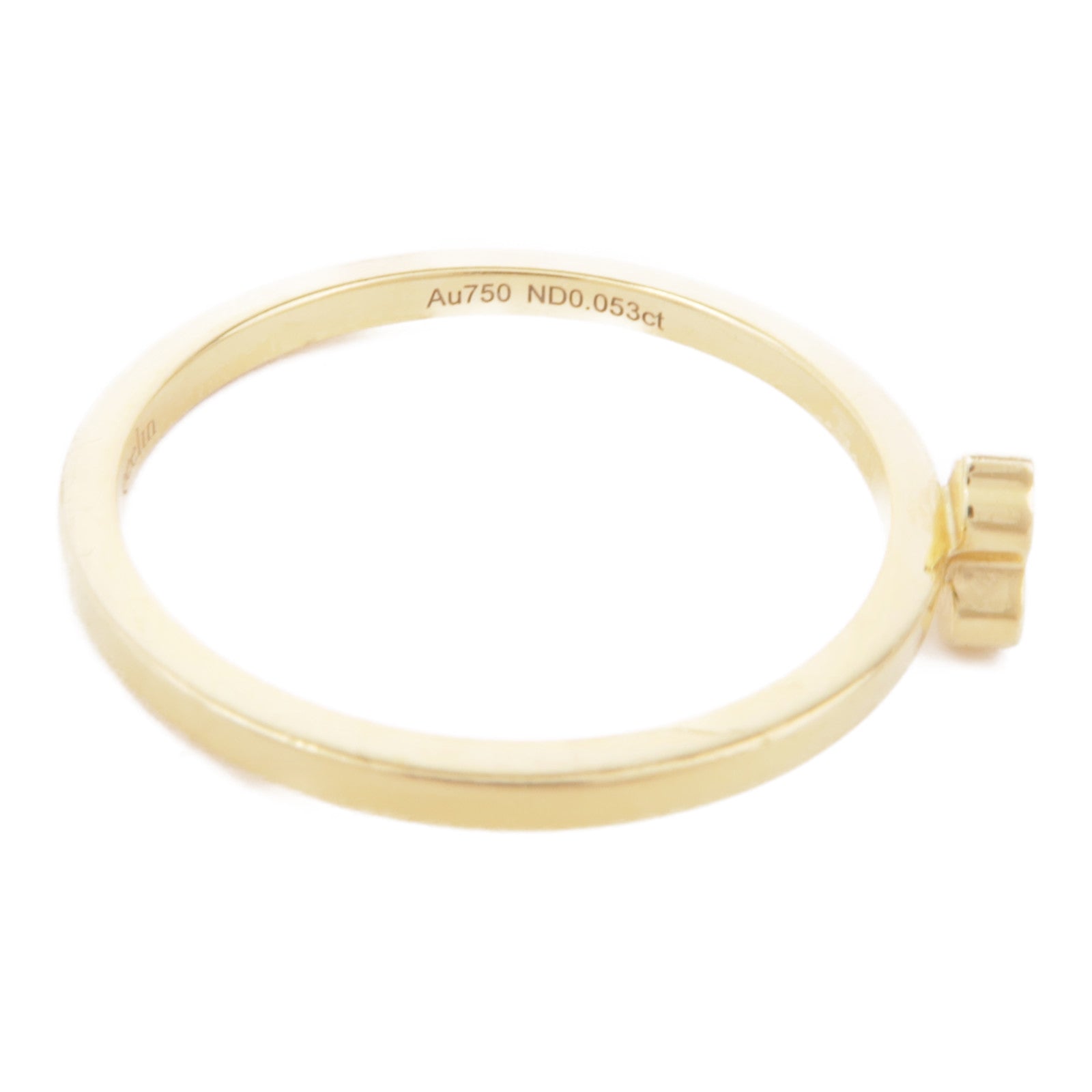 JEWELRY 18K黃金Qeelin Diamond Ring鑽石戒指US#6.75