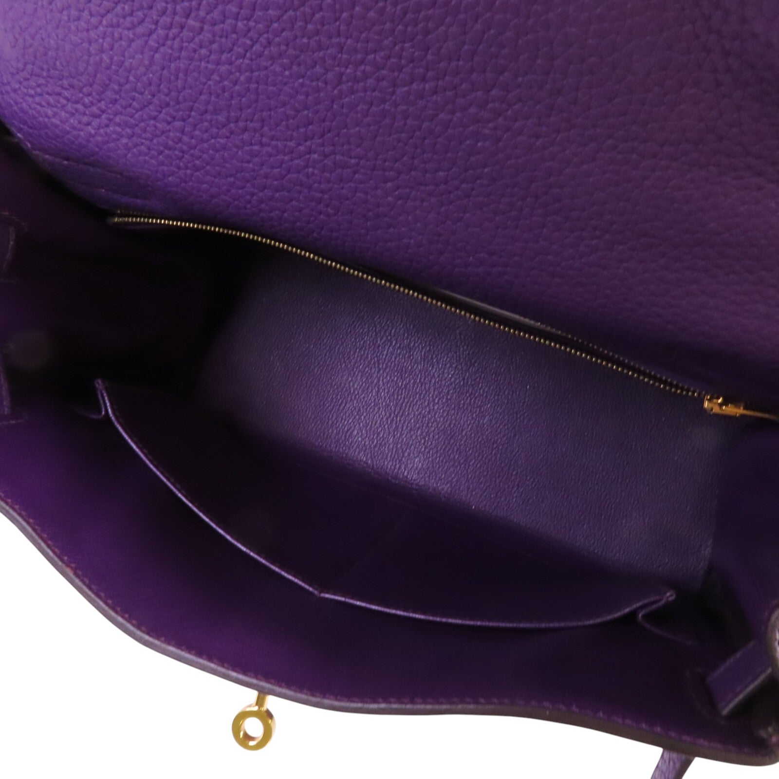 HERMES Togo皮革Kelly 28金扣手挽肩背兩用袋