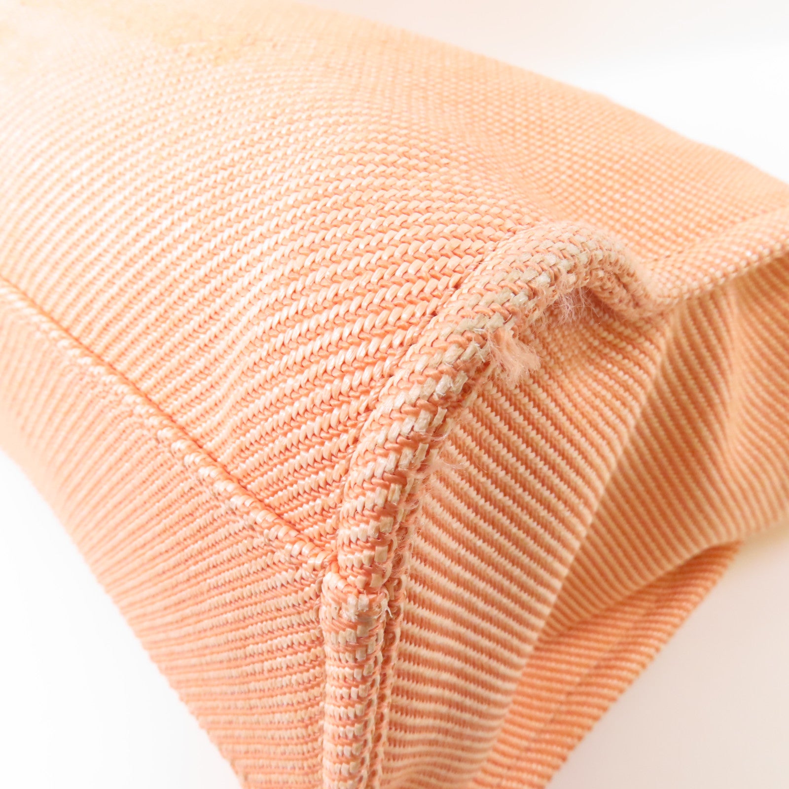 CHANEL 帆布Deauville Tote銀扣鏈帶肩背袋