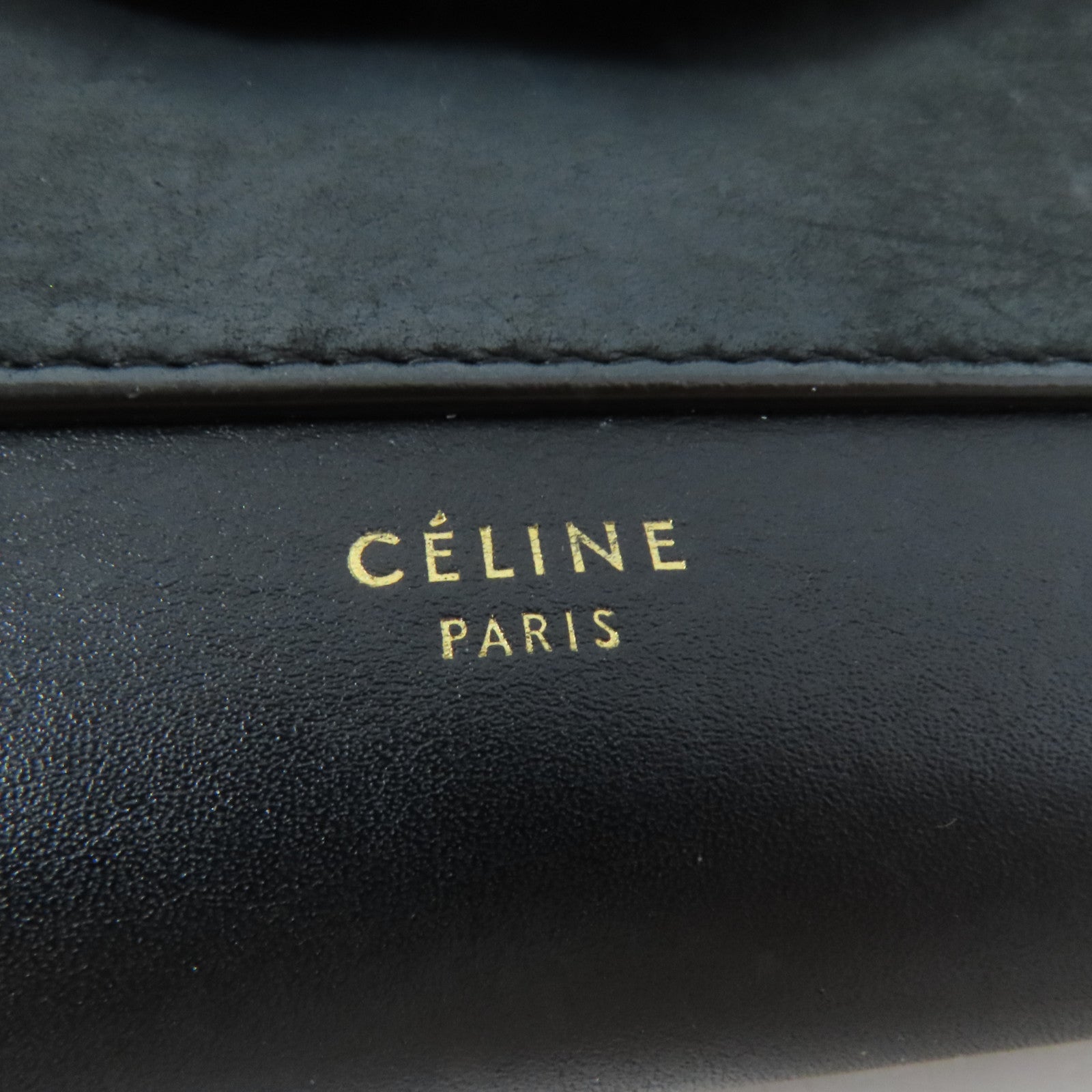 CELINE 牛皮皮革 Wallet On Chain鏈帶肩背袋