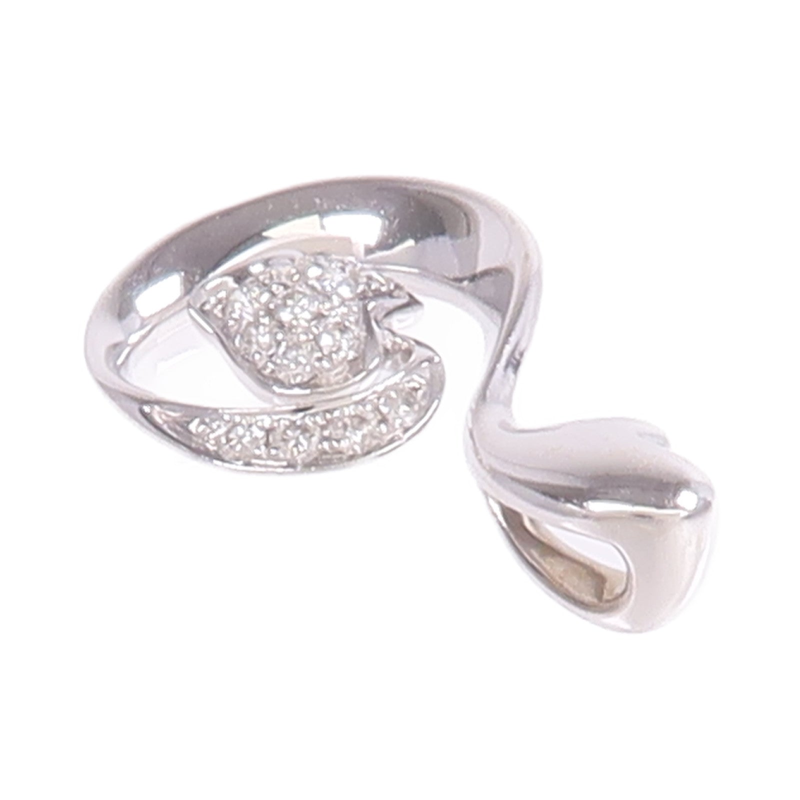 JEWELRY 18K白金Diamond Pendant Top鑽石吊墜