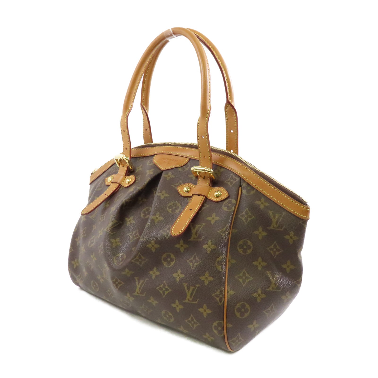 LOUIS VUITTON Monogram Tivoli GM金扣手挽袋啡色