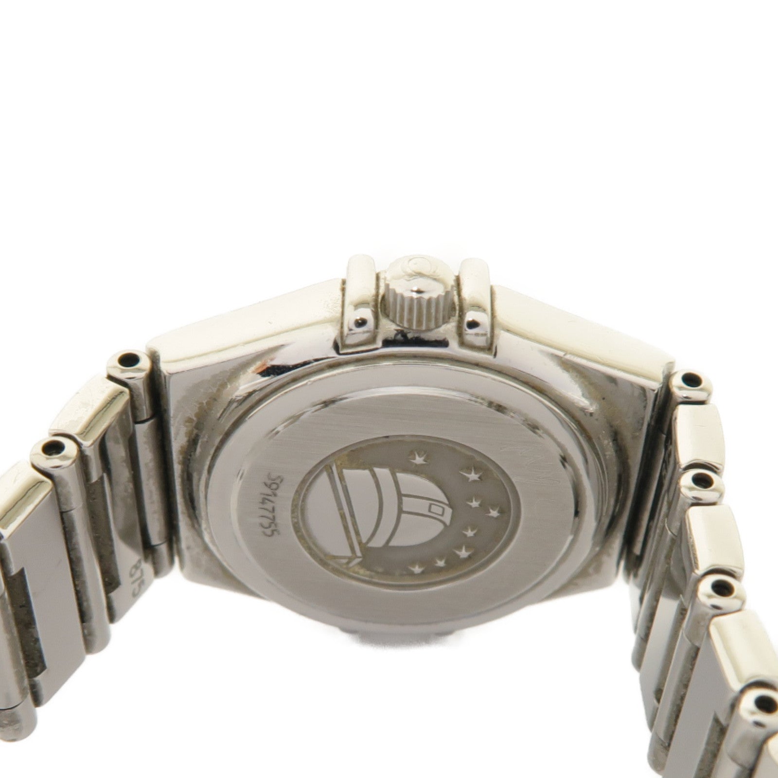 OMEGA Constellation Mini不鏽鋼手錶石英機芯白色