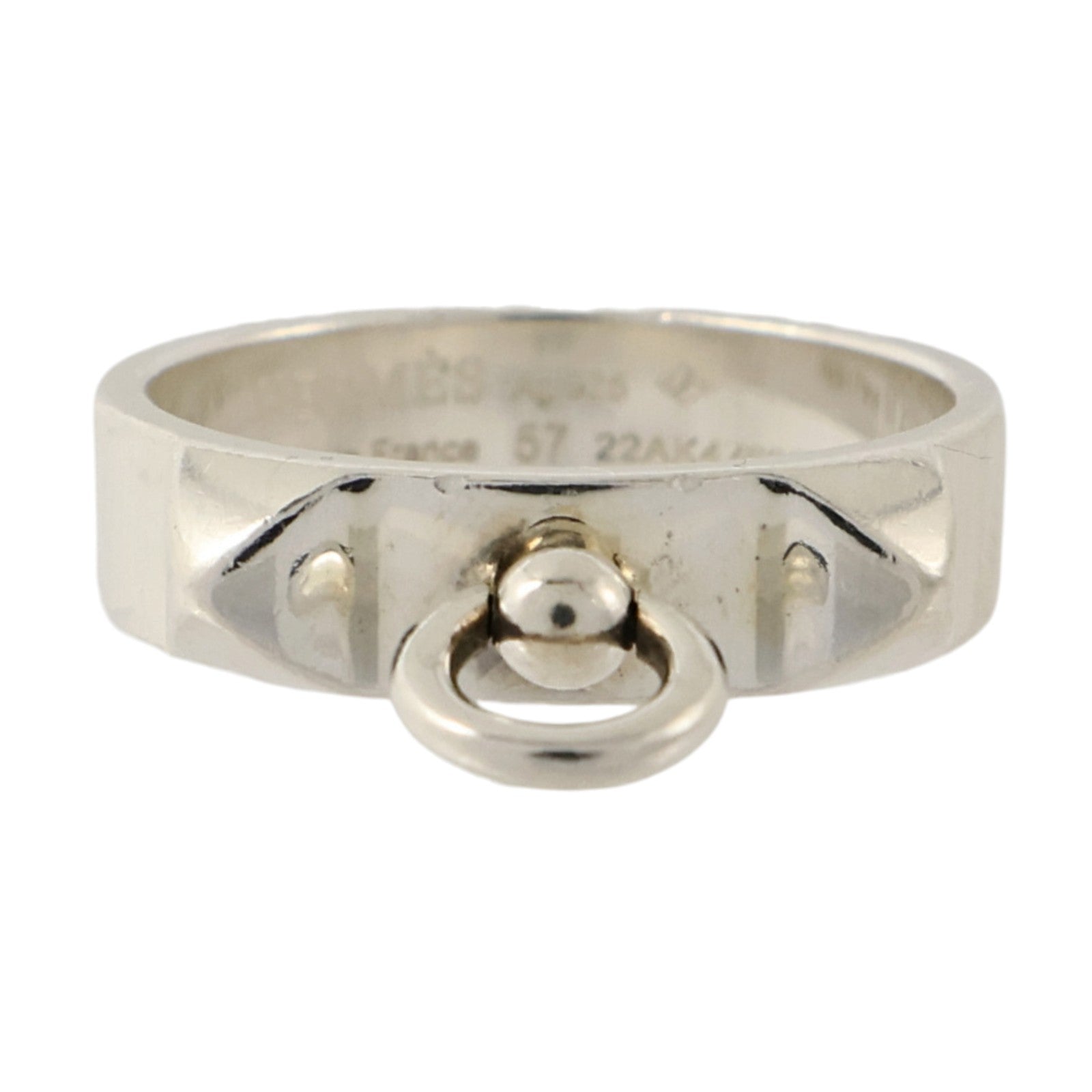 HERMES 925純銀Collier De Chien Ring戒指