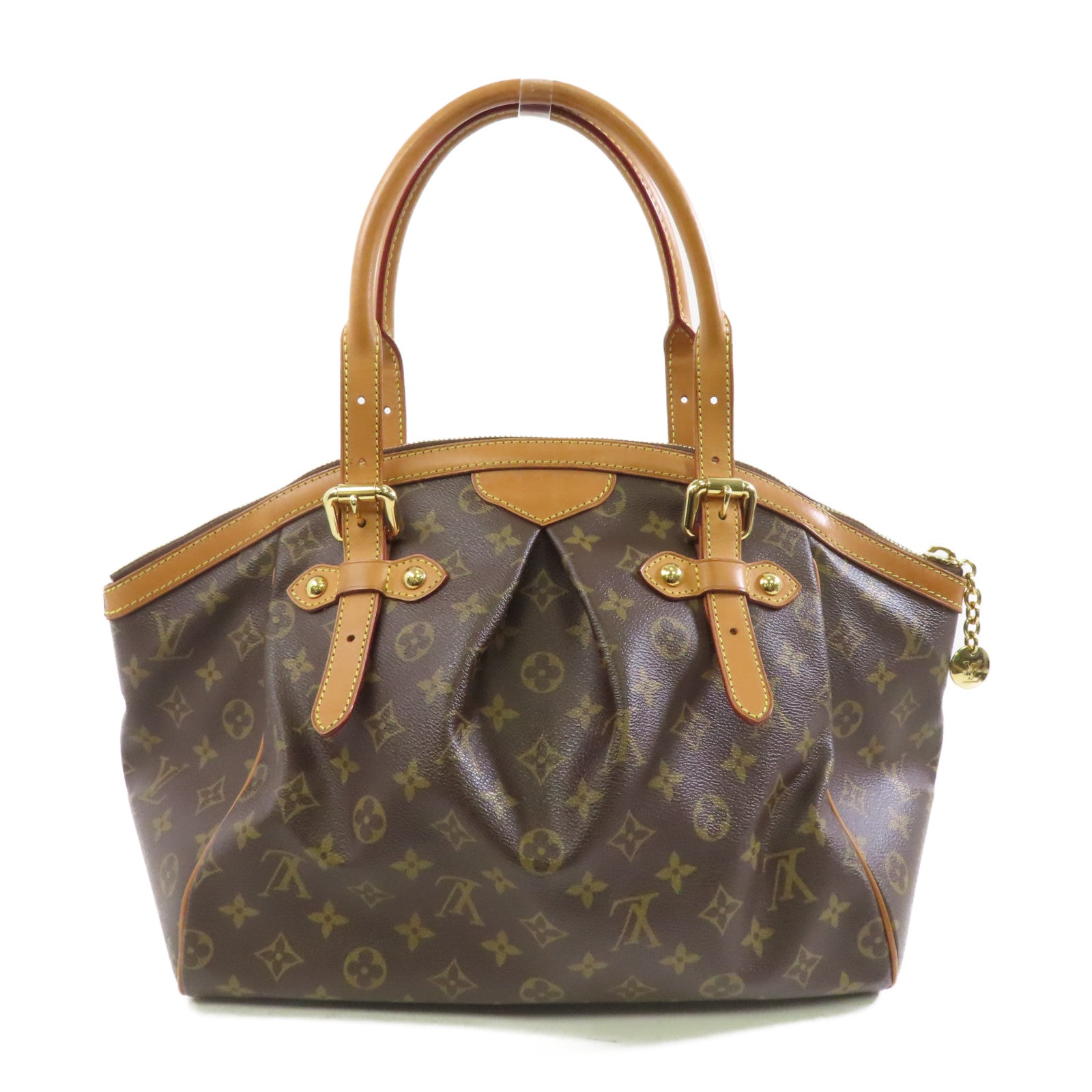 LOUIS VUITTON Monogram Tivoli GM金扣手挽袋啡色