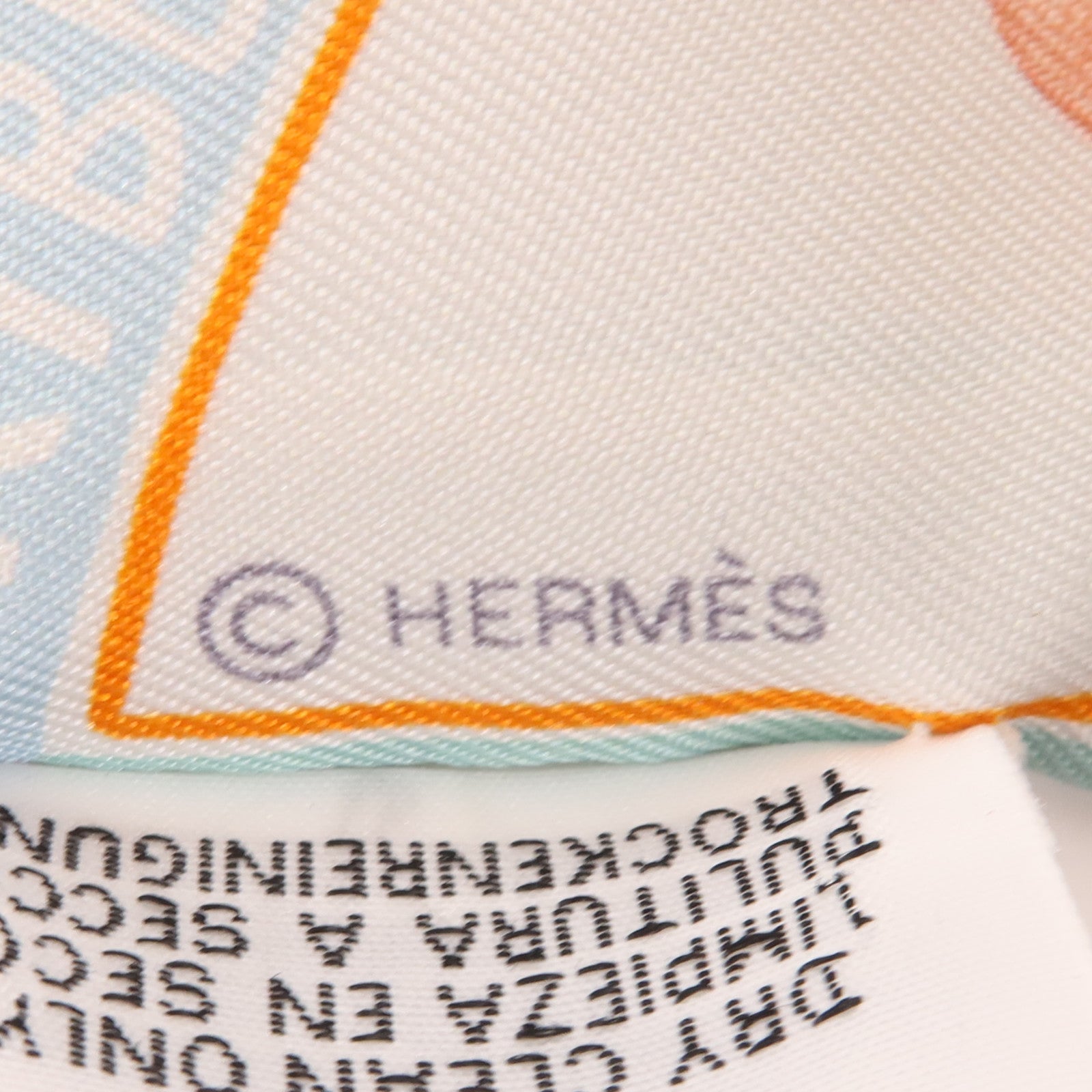 HERMES 絲質Twilly絲巾
