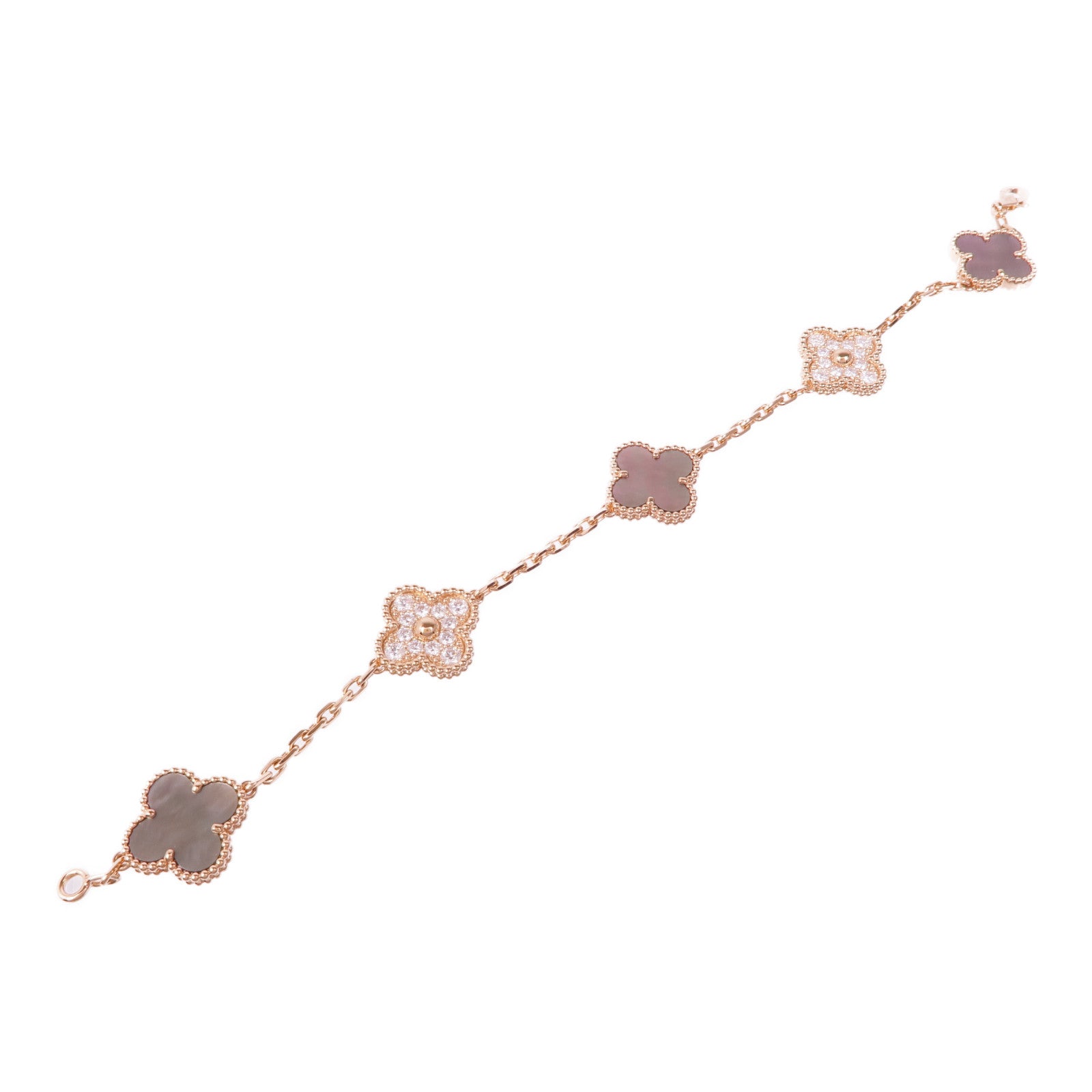 Van Cleef & Arpels 18K玫瑰金Vintage Alhambra Bracelet手鏈