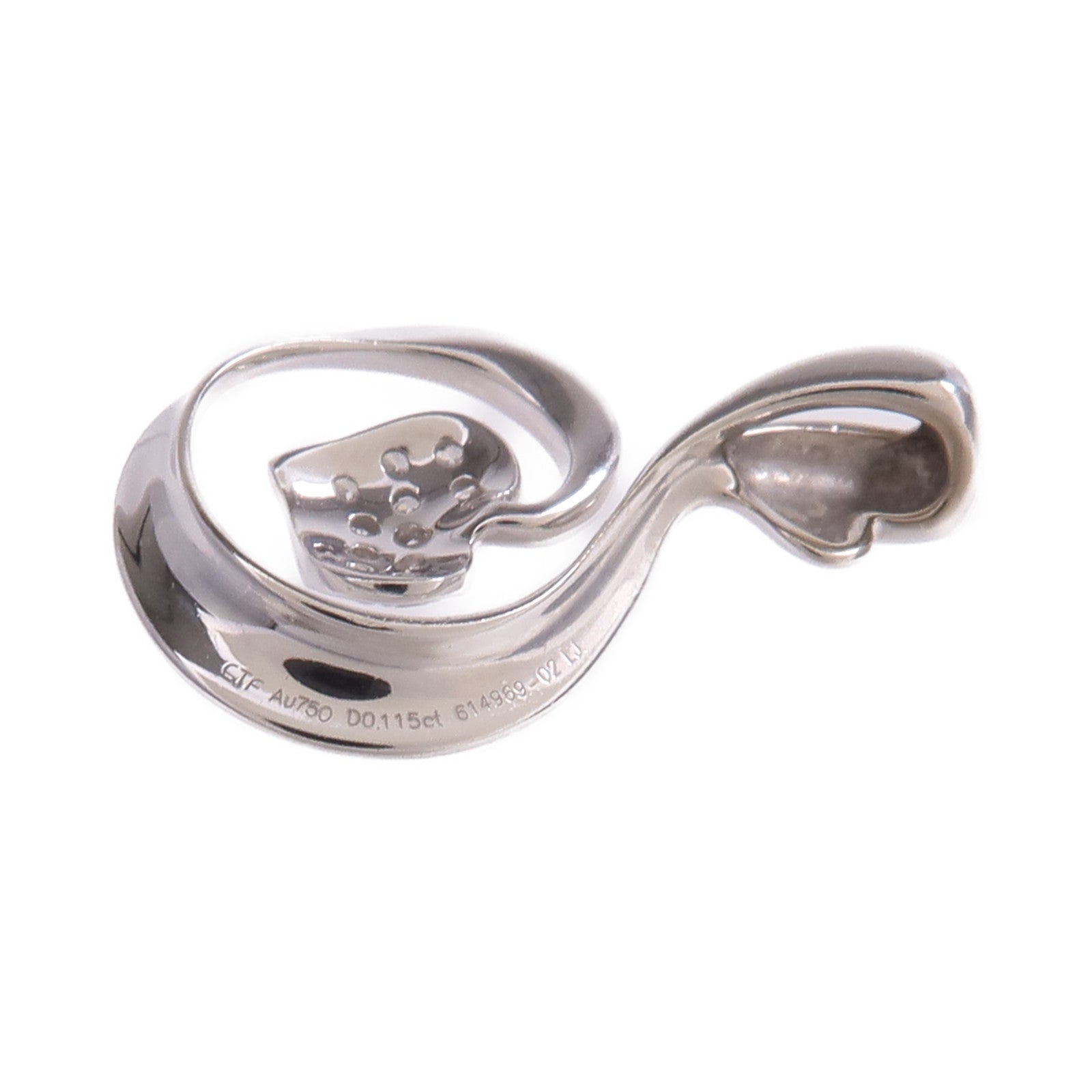 JEWELRY 18K白金Diamond Pendant Top鑽石吊墜