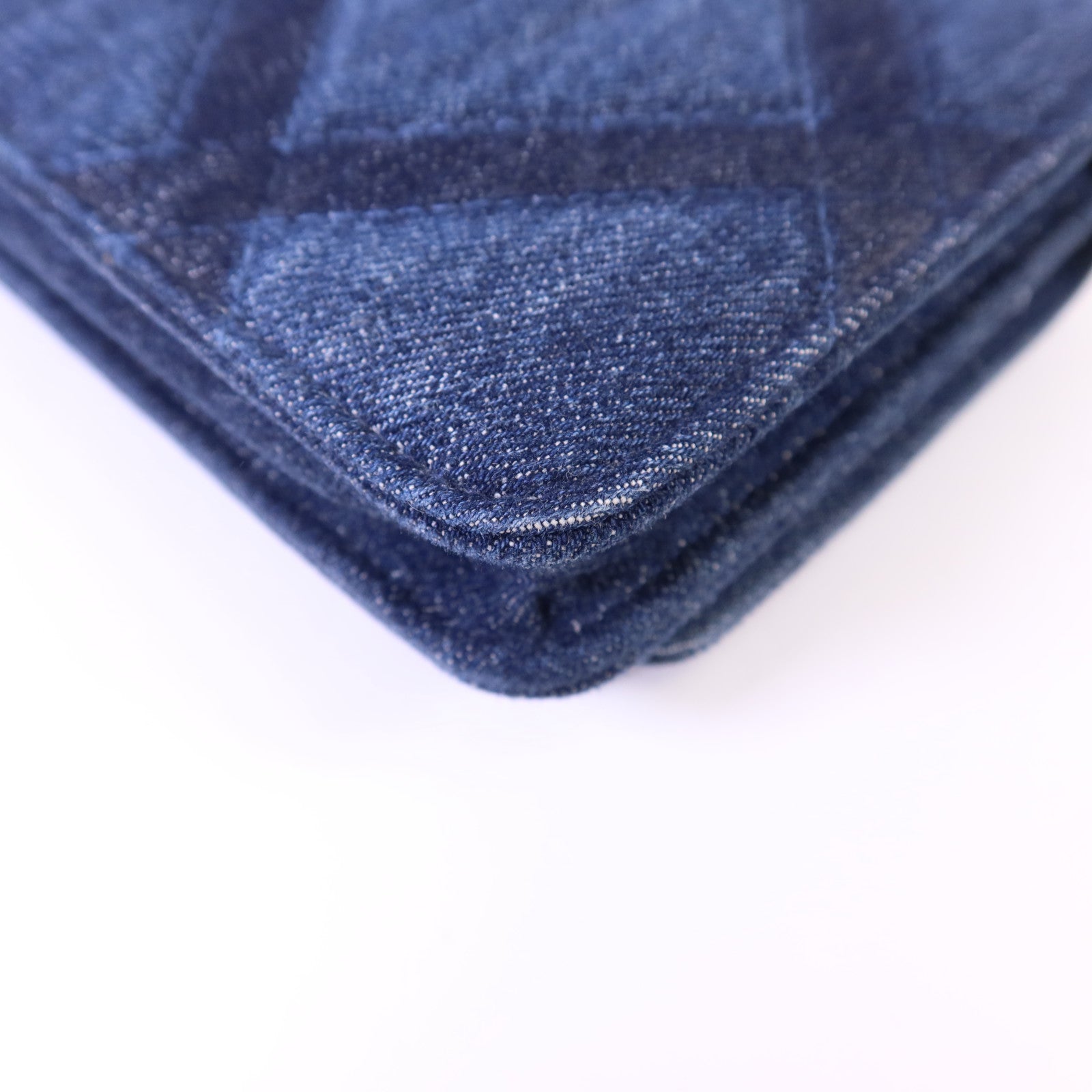 CHANEL 牛仔布WOC Wallet On Chain手挽肩背兩用袋