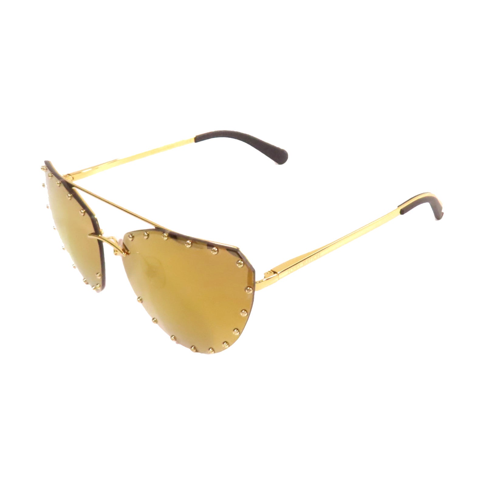 LOUIS VUITTON 金屬/PVC The Party Sunglasses太陽眼鏡金色
