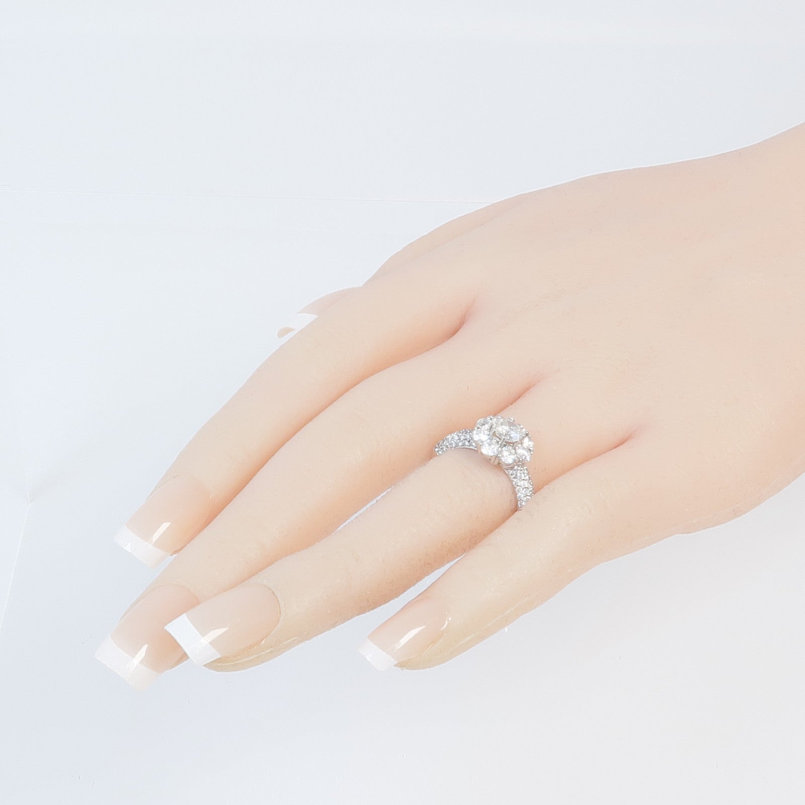 JEWELRY 【激減優惠】18K白金Diamond Ring鑽石戒指US#6.25