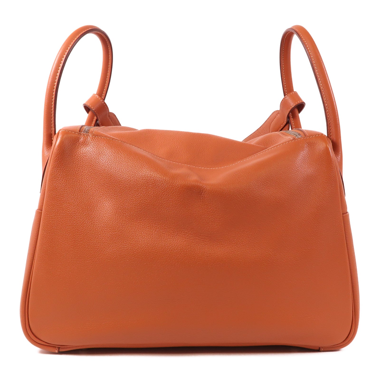 HERMES Evercolor皮革Lindy 34銀扣手挽肩背兩用袋