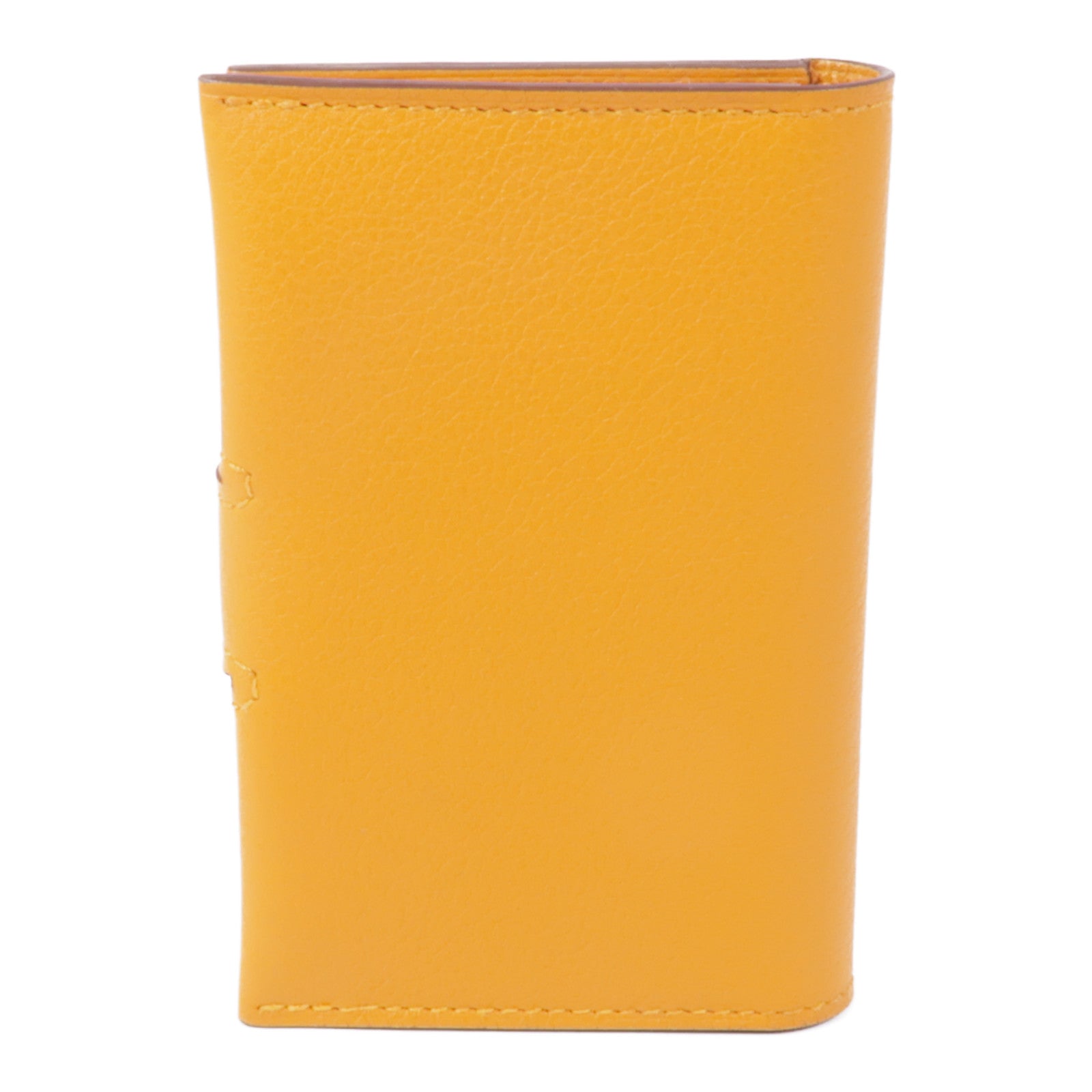 HERMES Evercolor皮革R.M.S Card Holder卡片套Apricot/Gold
