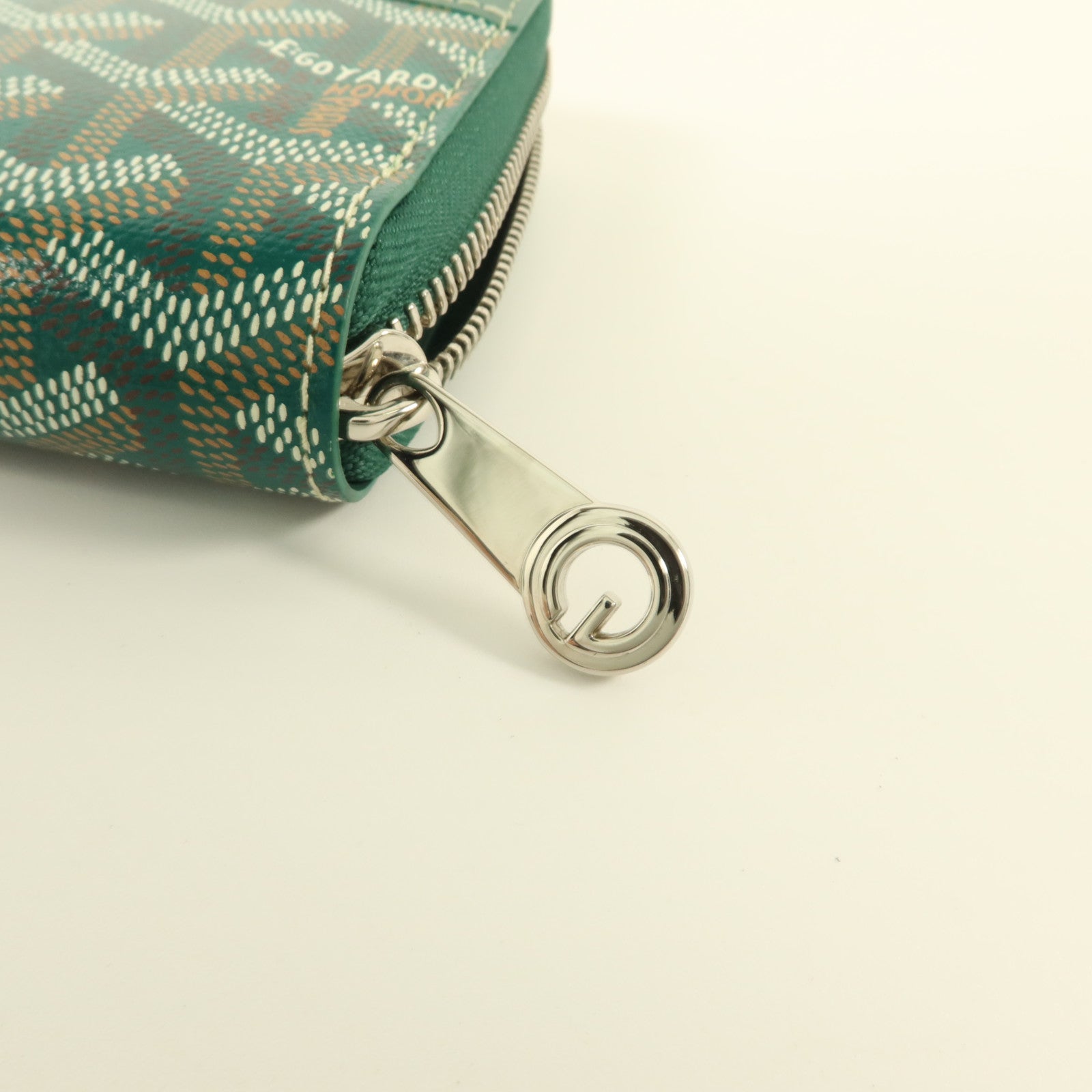 GOYARD 塗層帆布Matignon GM銀扣長錢包