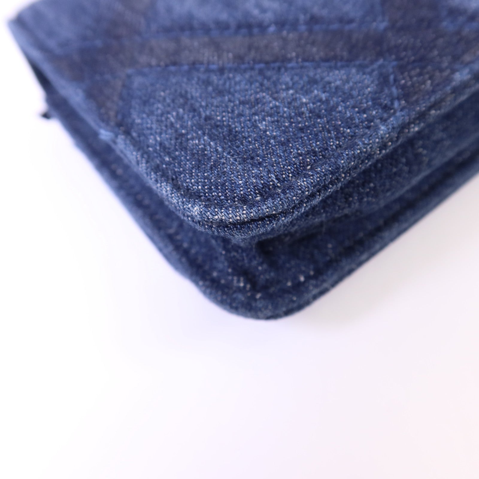 CHANEL 牛仔布WOC Wallet On Chain手挽肩背兩用袋