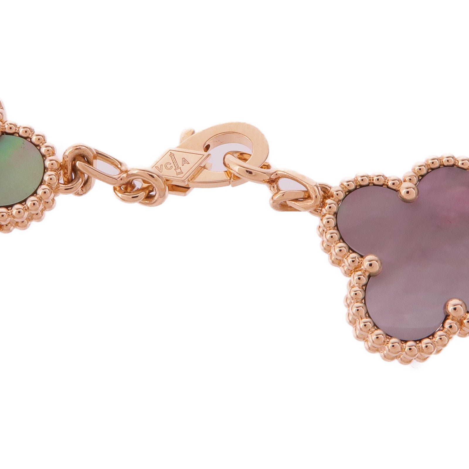 Van Cleef & Arpels 18K玫瑰金Vintage Alhambra Bracelet手鏈