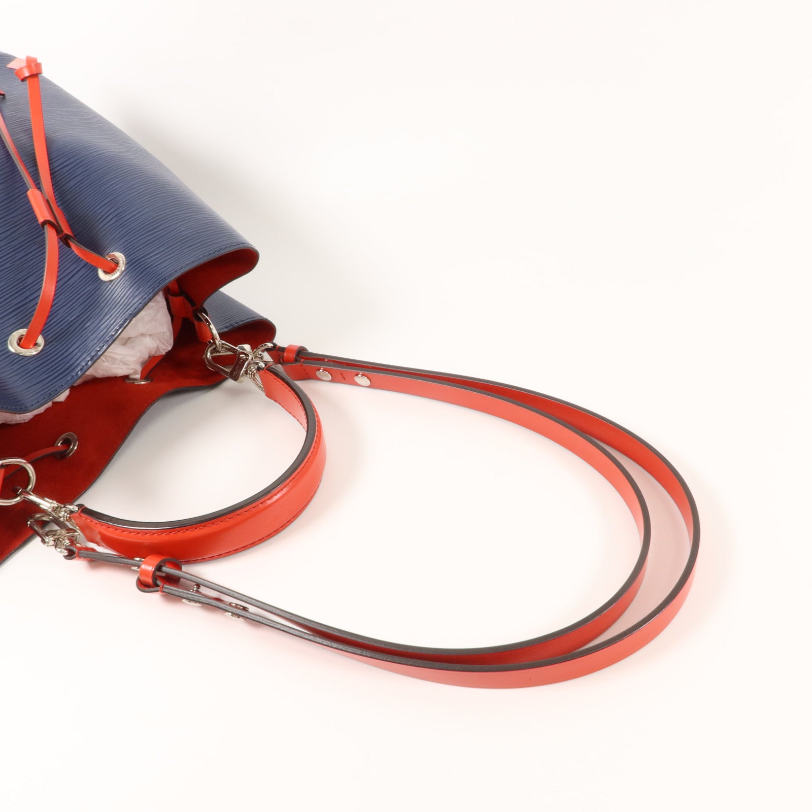 LOUIS VUITTON Epi NeoNoe MM銀扣手挽肩背兩用袋