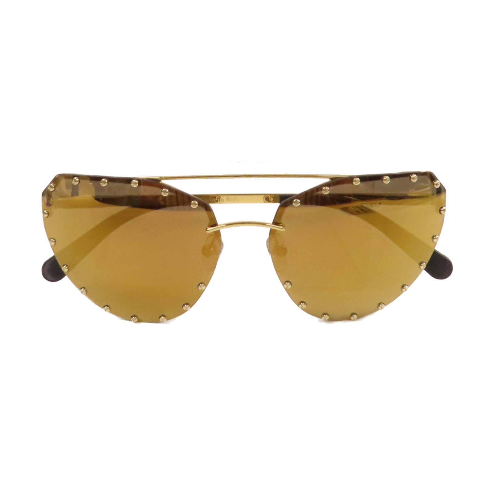 LOUIS VUITTON 金屬/PVC The Party Sunglasses太陽眼鏡金色