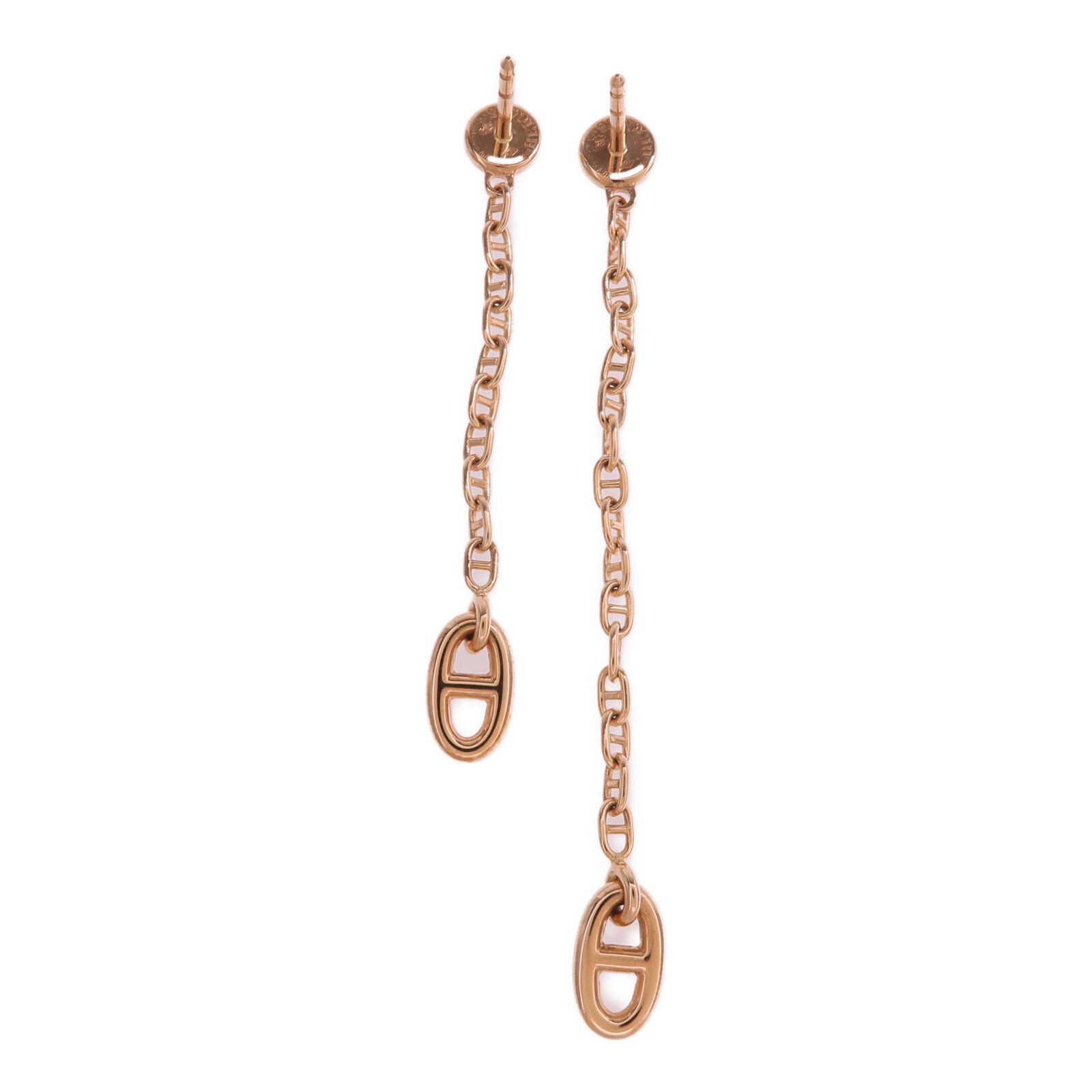HERMES 18K玫瑰金Farandole Earrings鑽石耳環