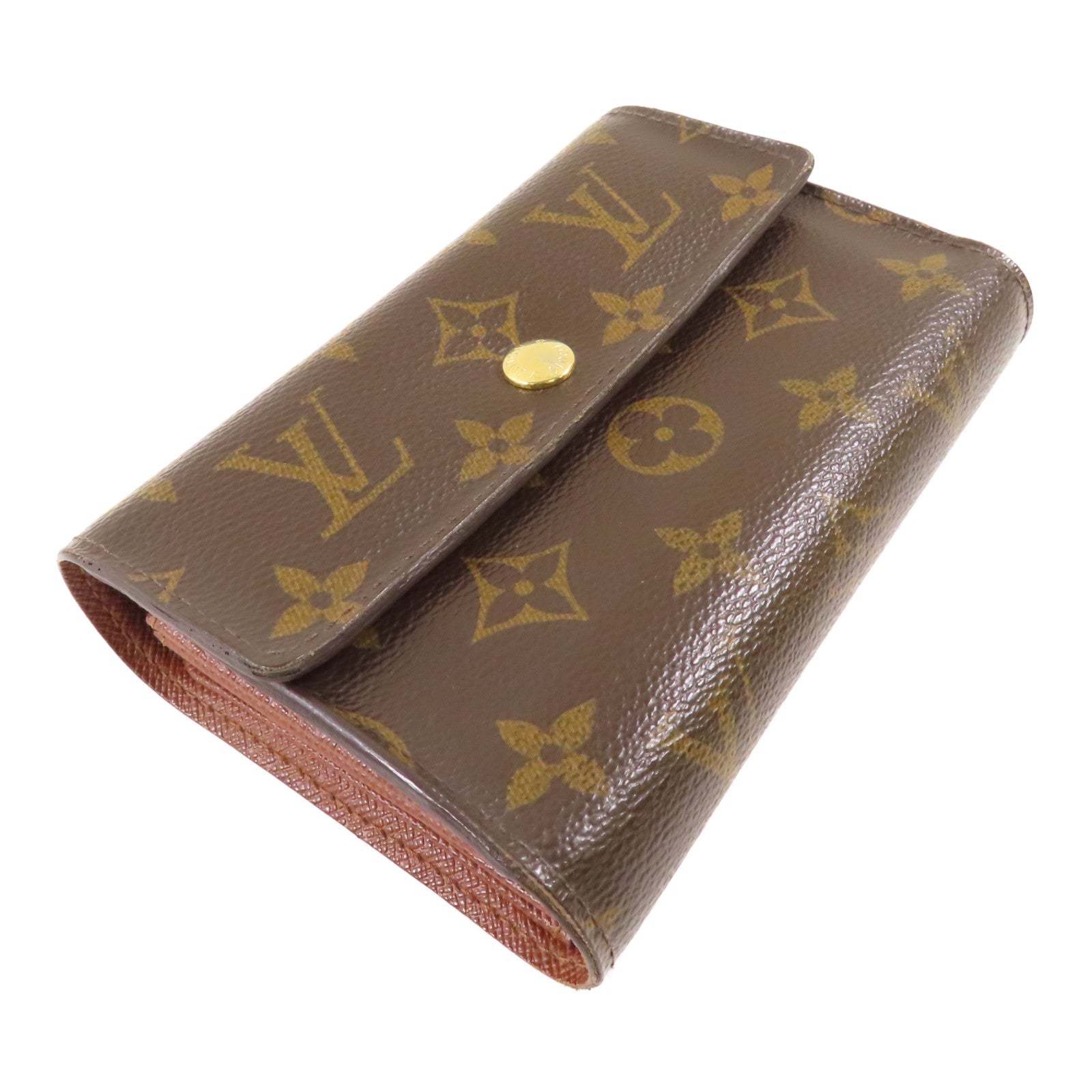 LOUIS VUITTON Monogram Alexandra金扣錢包