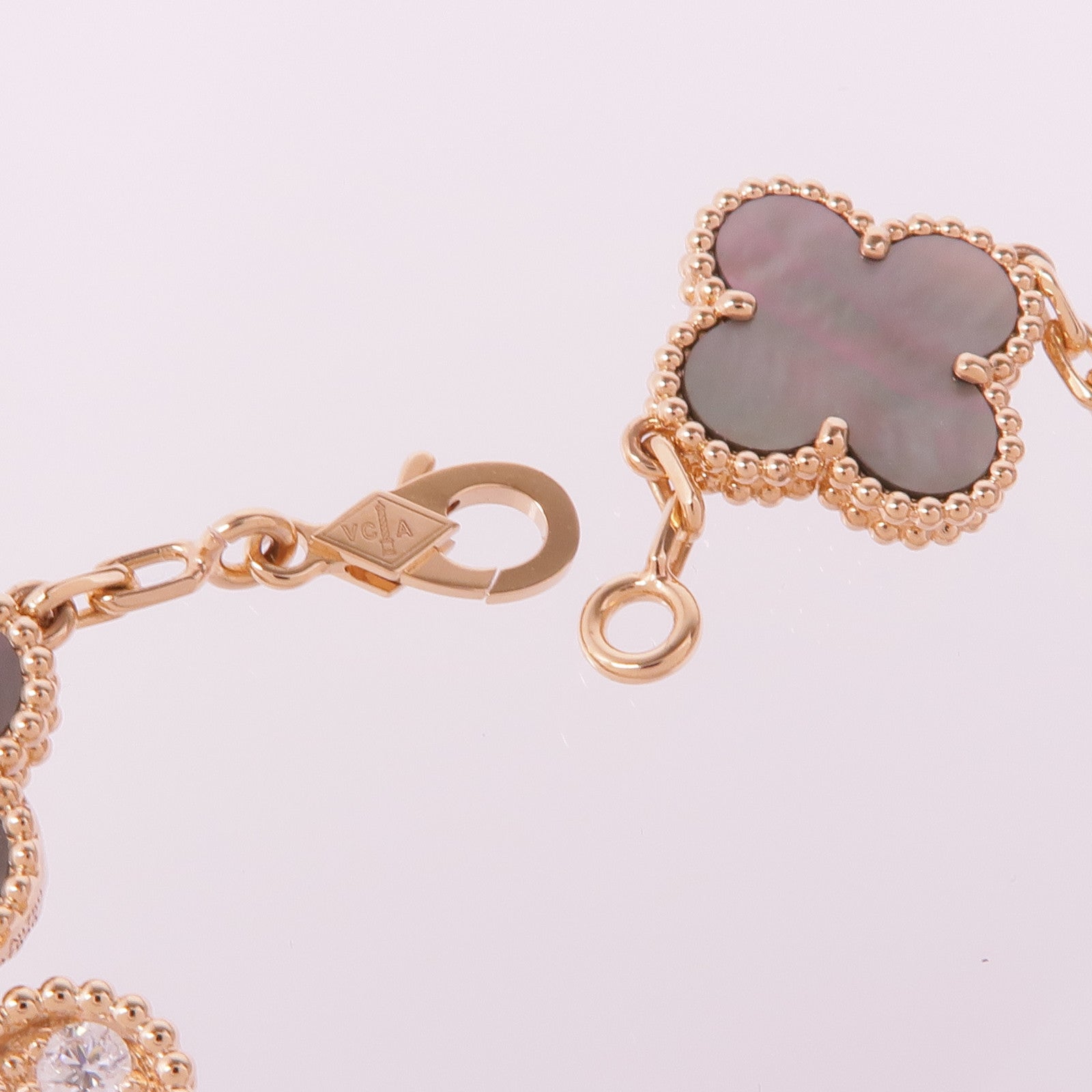 Van Cleef & Arpels 18K玫瑰金Vintage Alhambra Bracelet手鏈