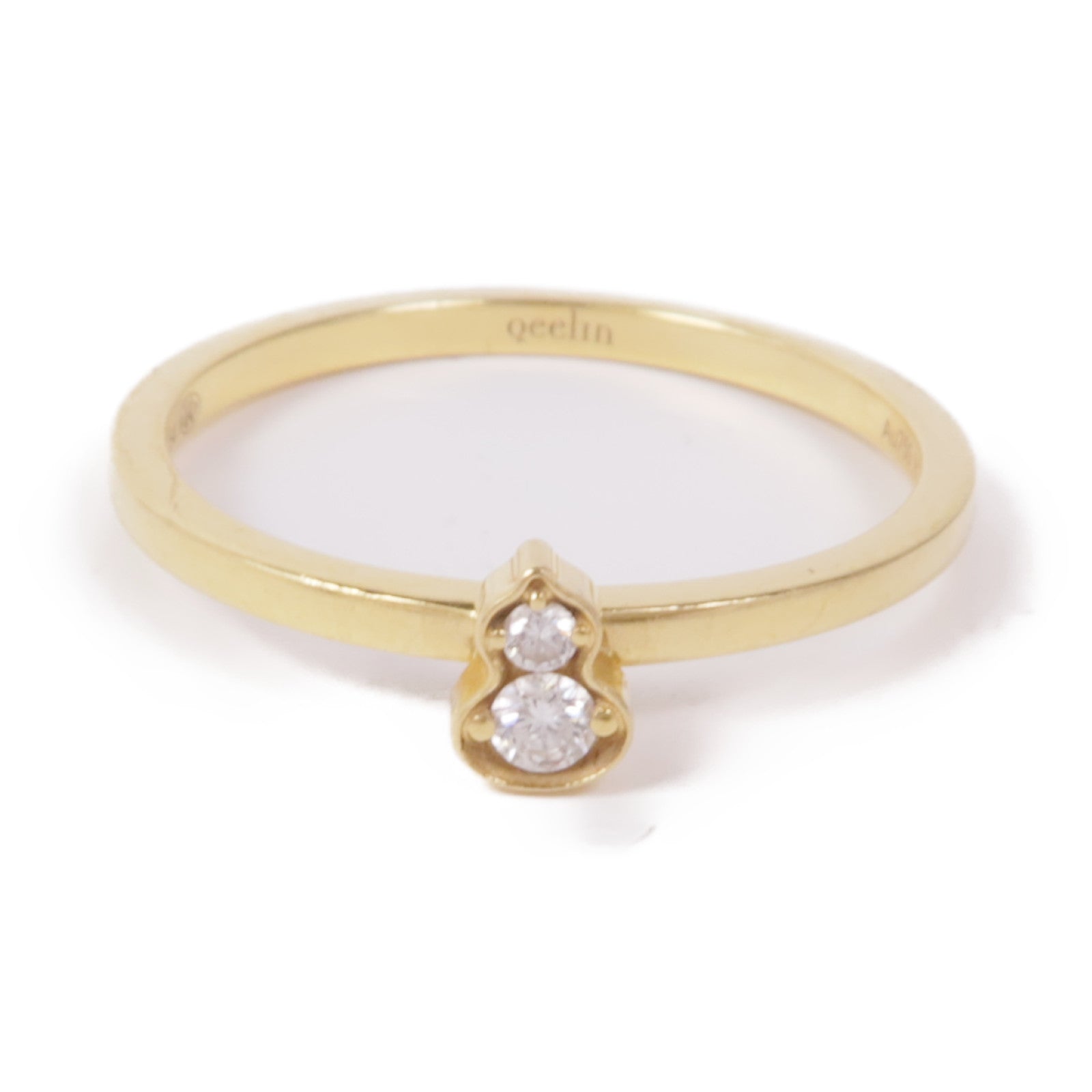 JEWELRY 【激減優惠】18K黃金Qeelin Diamond Ring鑽石戒指US#6.75