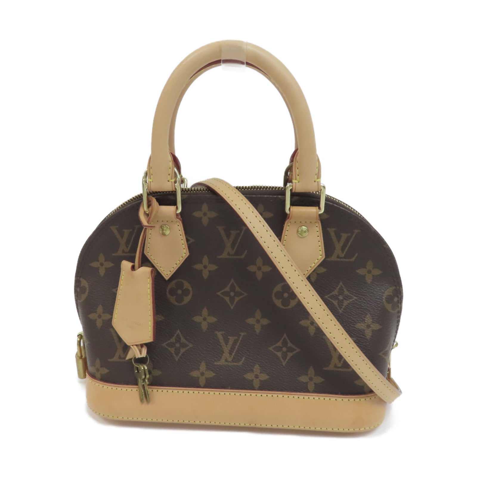 LOUIS VUITTON Monogram Alma BB手挽肩背兩用袋啡色