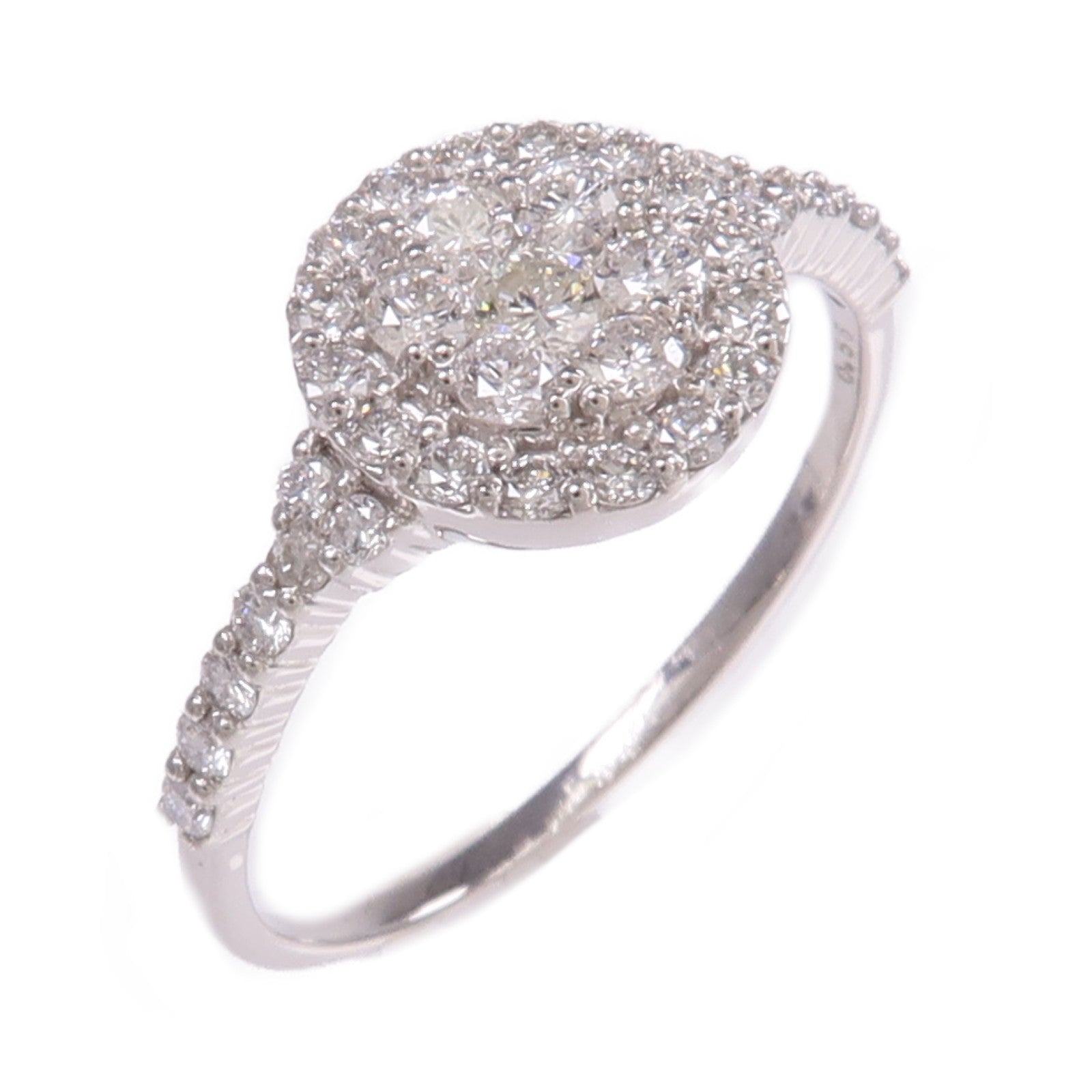 JEWELRY PT900鉑金Diamond Ring鑽石戒指US#6.25