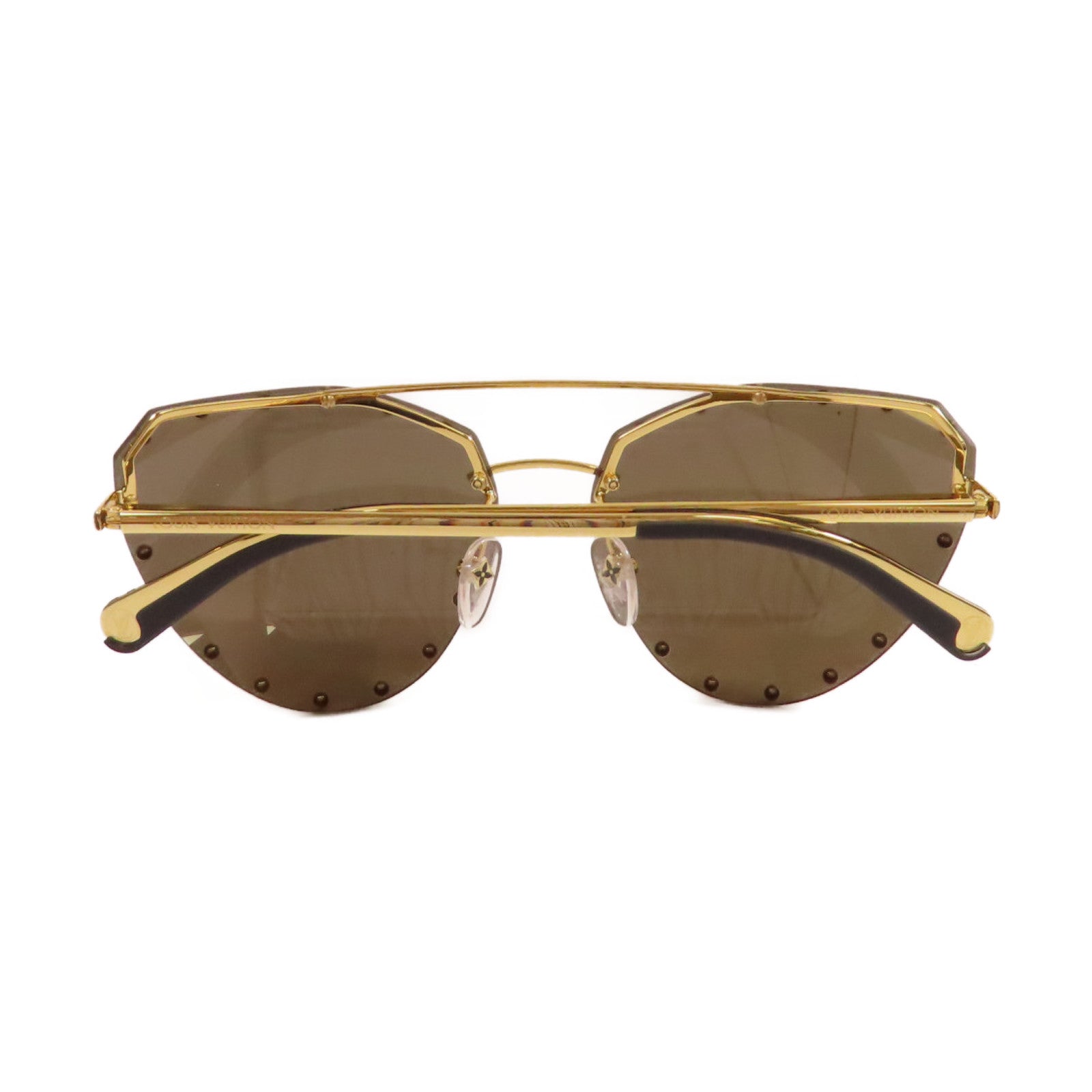 LOUIS VUITTON 金屬/PVC The Party Sunglasses太陽眼鏡金色