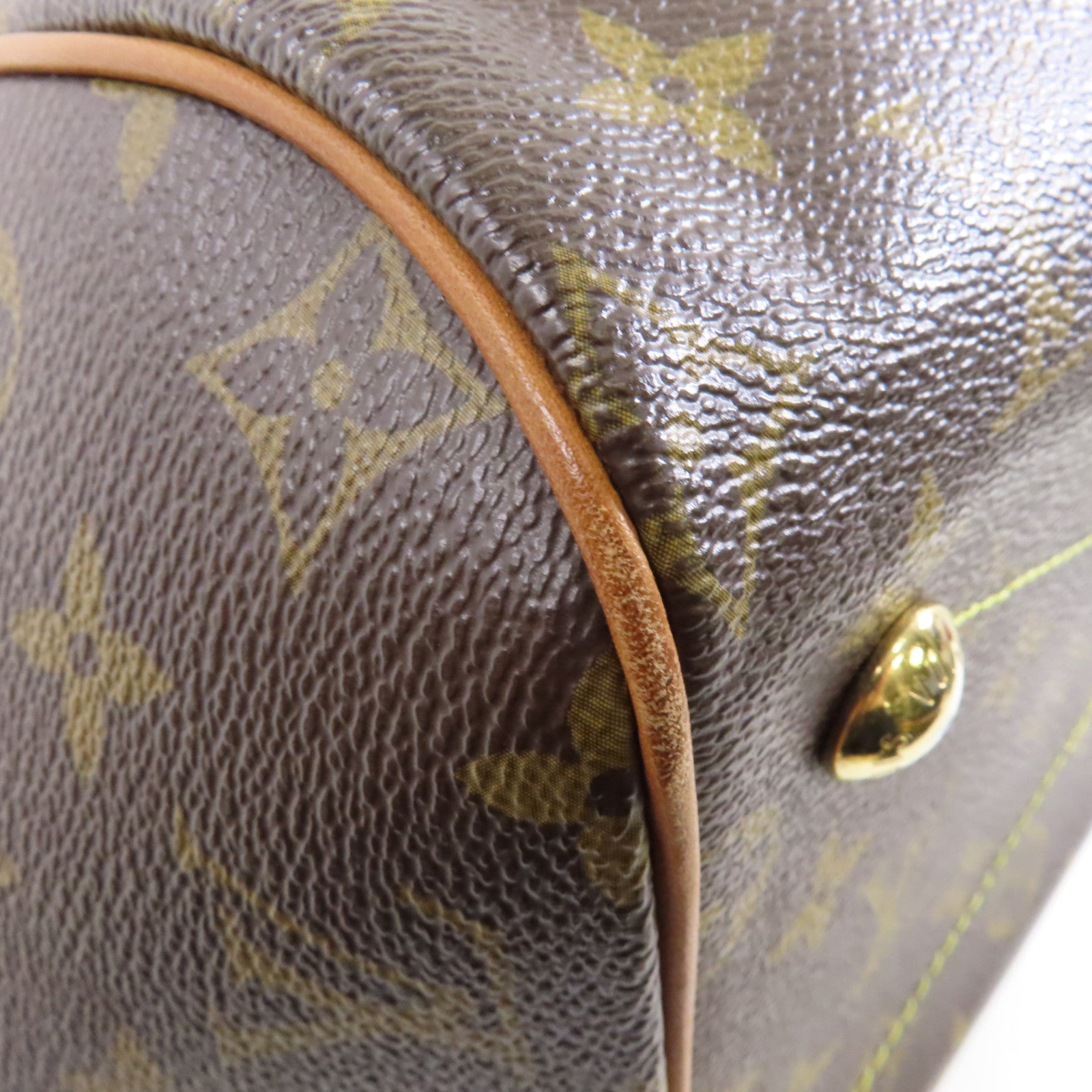 LOUIS VUITTON Monogram Tivoli GM金扣手挽袋啡色