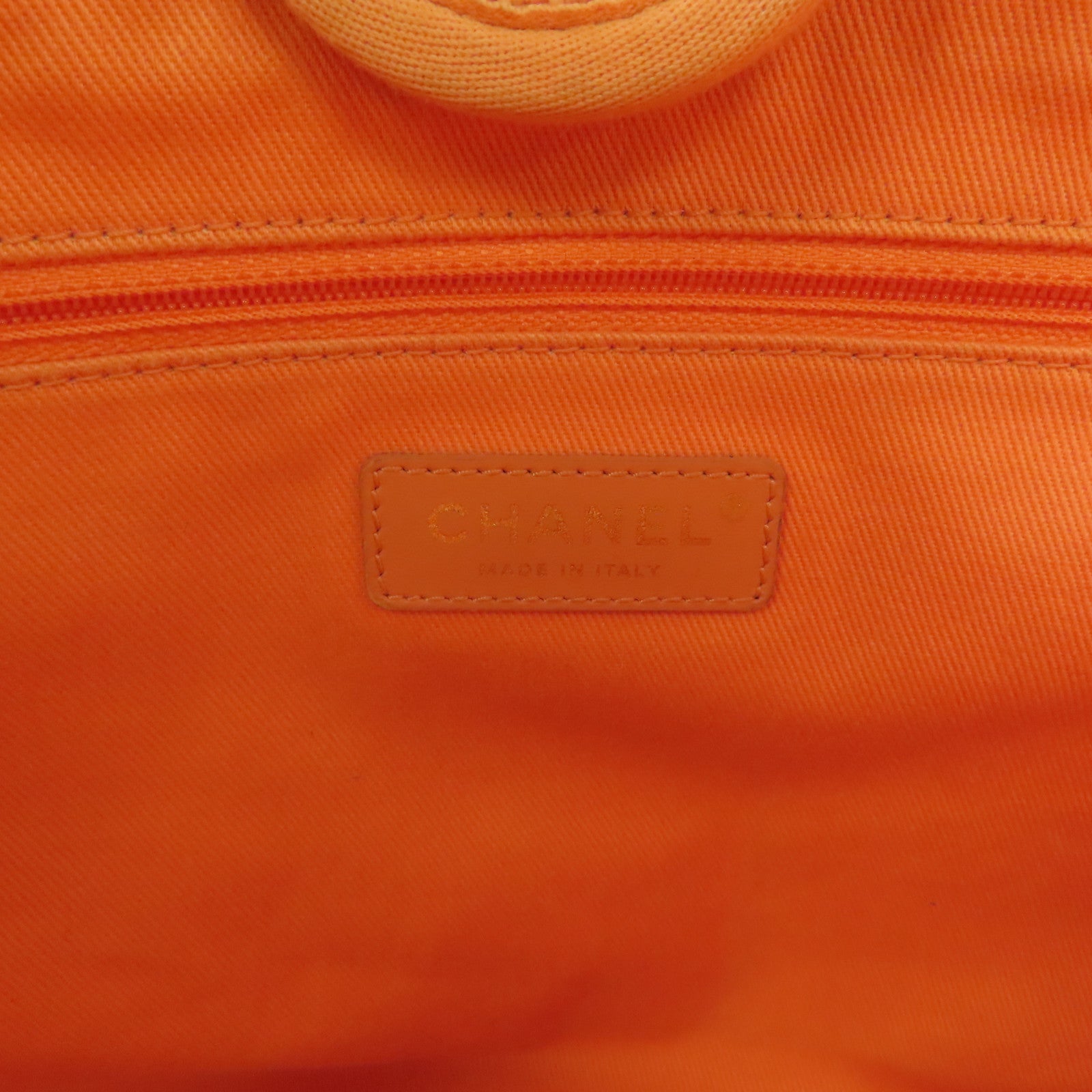 CHANEL 帆布Deauville Tote銀扣鏈帶肩背袋