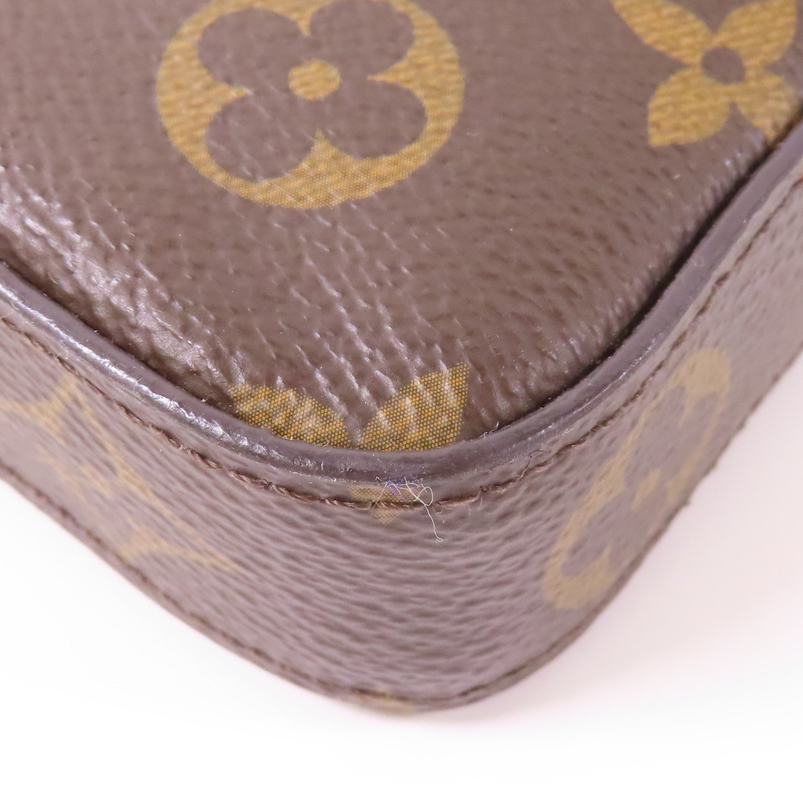 LOUIS VUITTON LV GHW Pochette Felicie Chain Shoulder Bag M61276 Monogram Brown