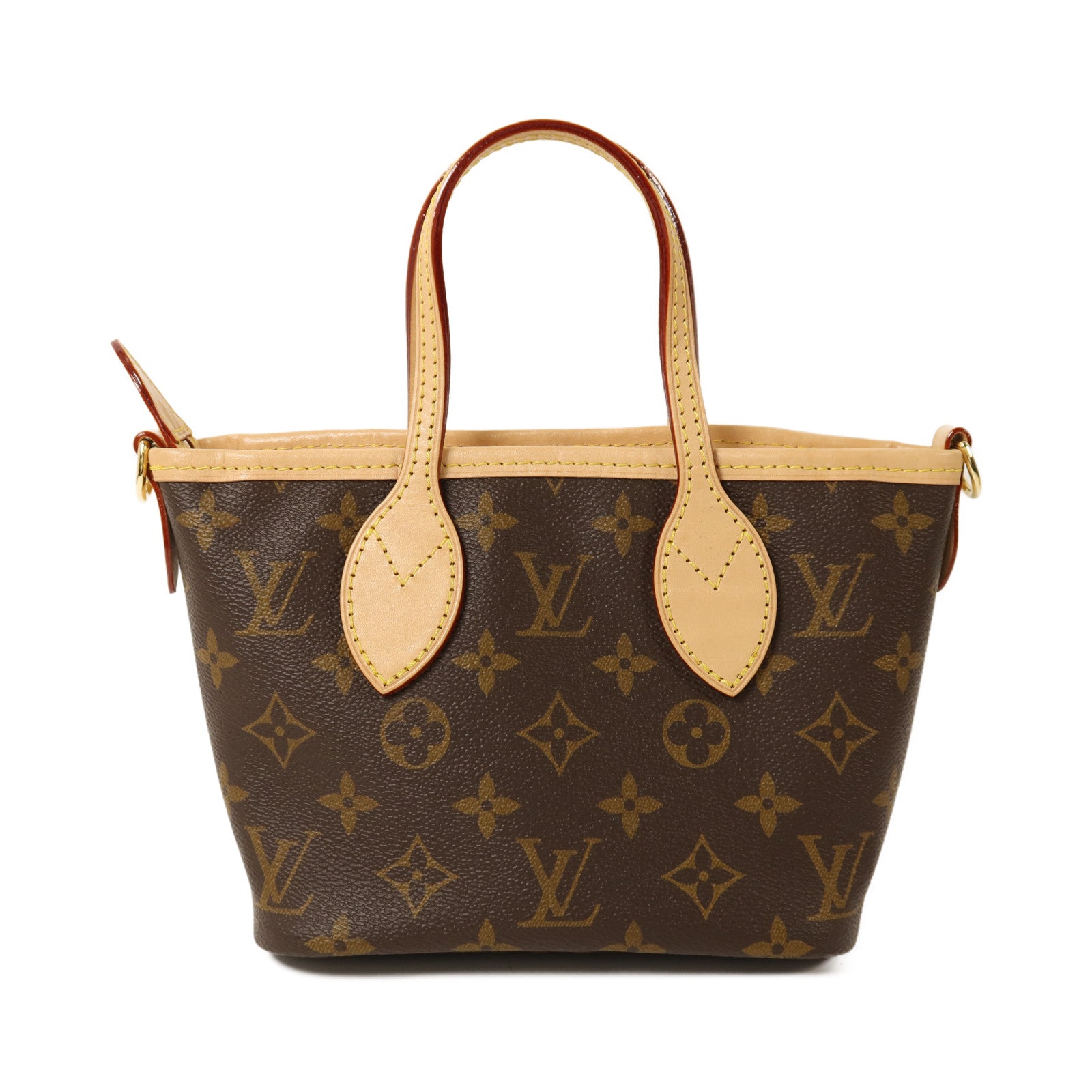 LOUIS VUITTON Monogram Neverfull BB金扣手挽肩背兩用袋