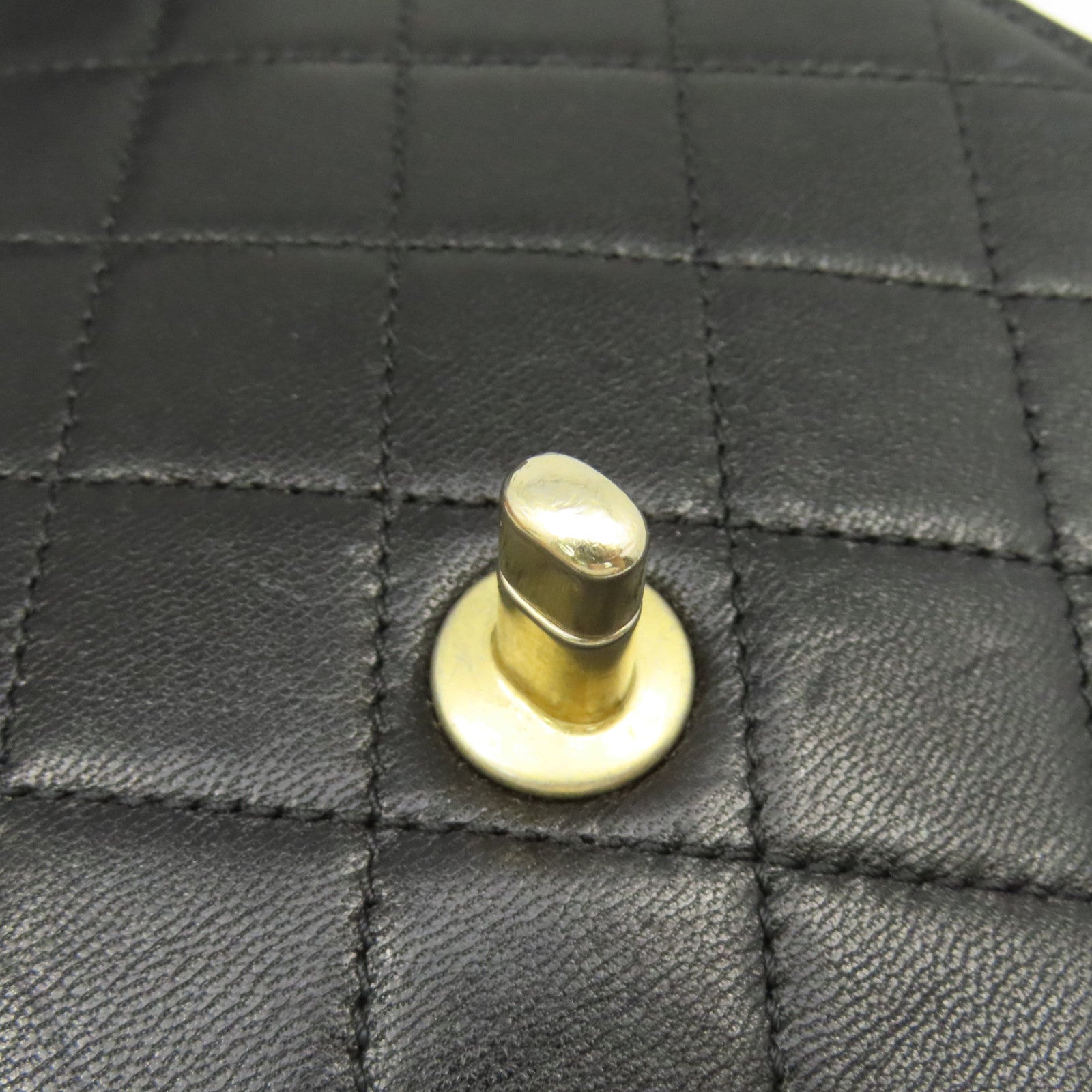 CHANEL 【激減優惠】菱格羊皮皮革Chain Shoulder Bag金扣鏈帶肩背袋黑色