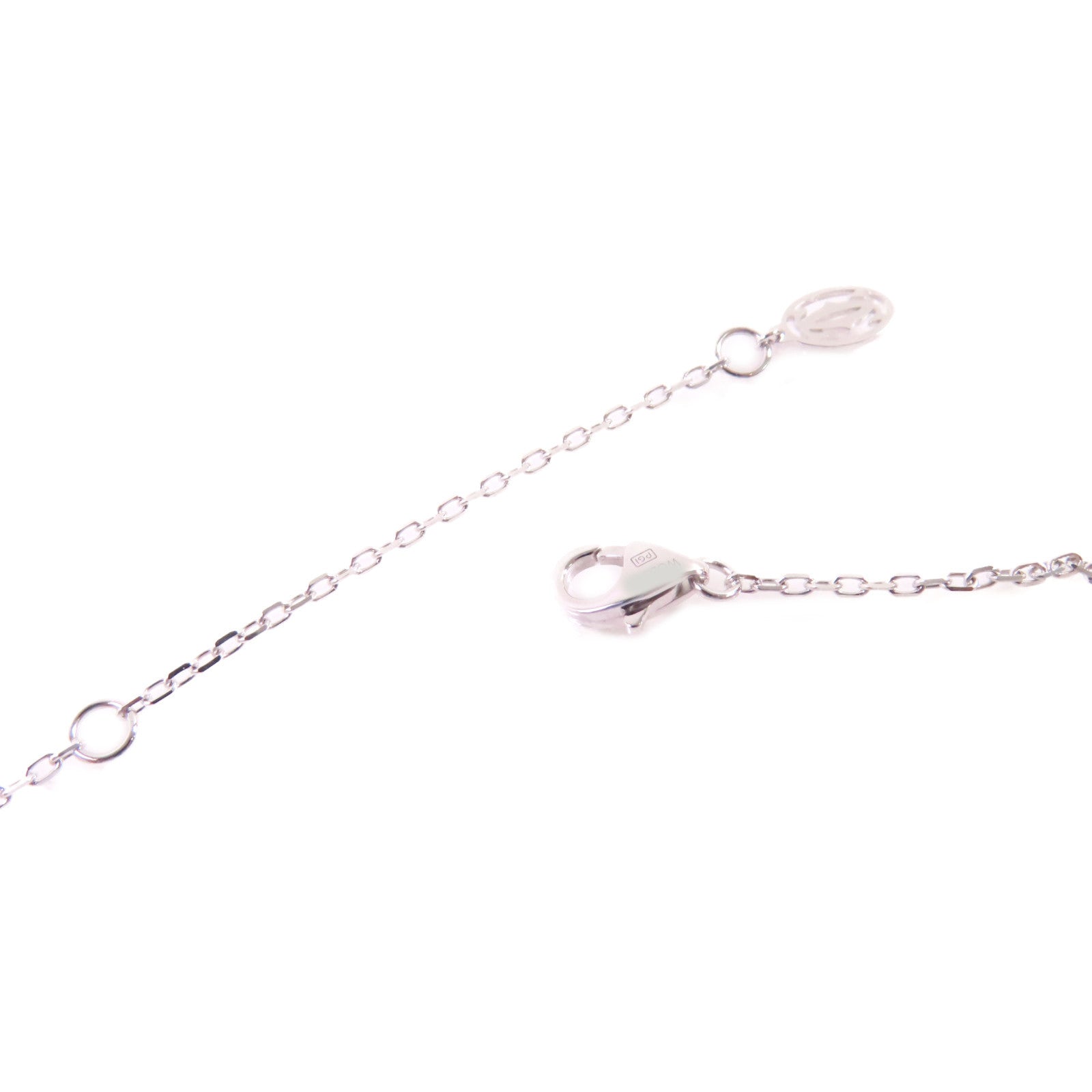 CARTIER 18K白金/鑽石Just Un Clou Pendant Diamond Necklace銀扣項鏈