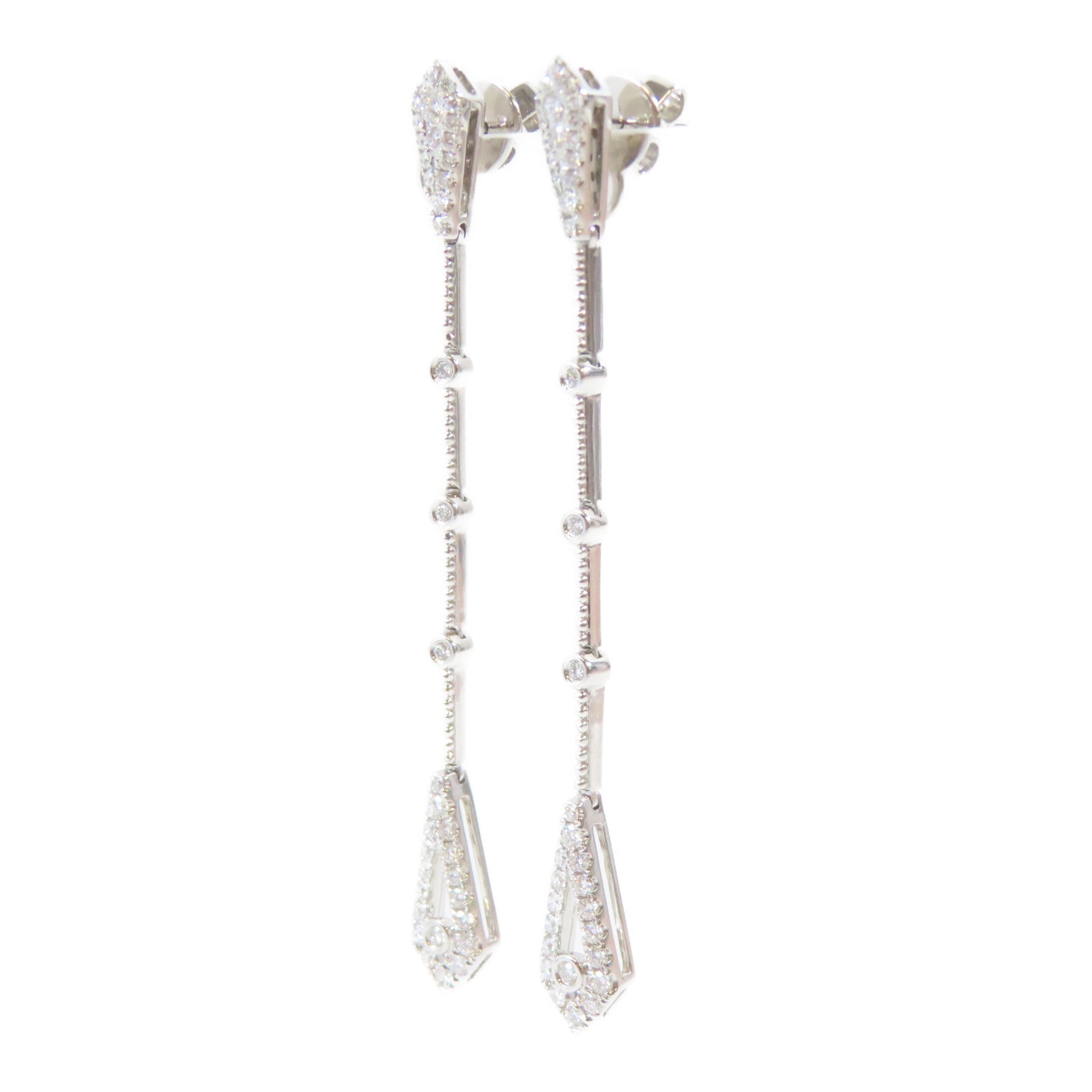 JEWELRY 18K白金Diamond Earring 0.83ct鑽石耳環
