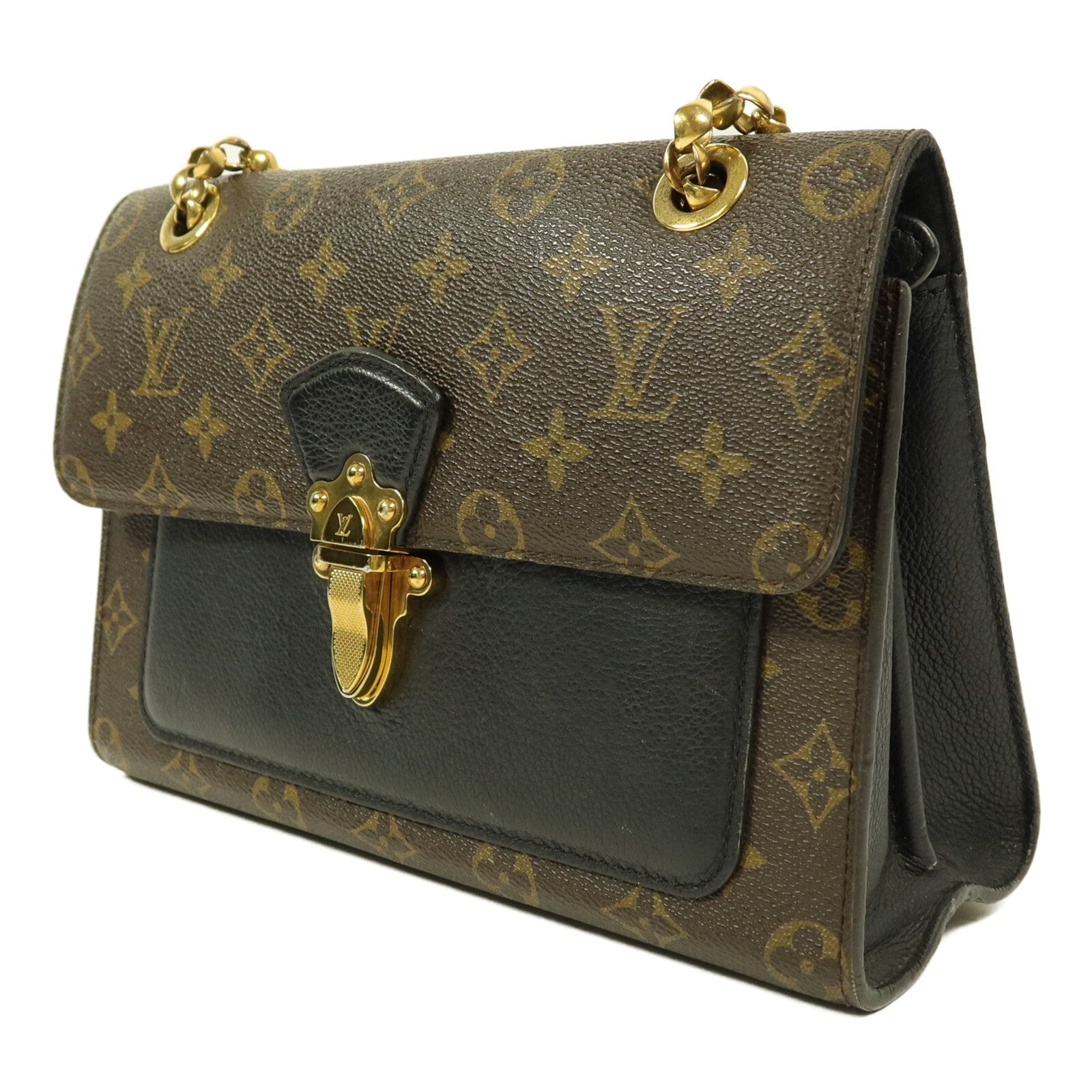 LOUIS VUITTON Monogram Victoire鏈帶肩背袋