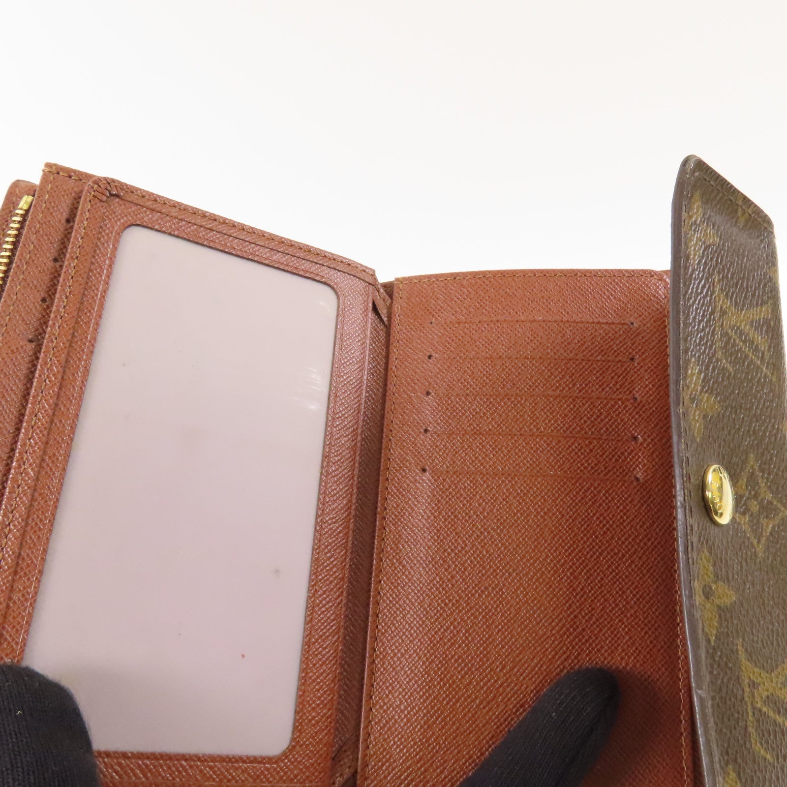 LOUIS VUITTON 【激減優惠】Monogram Alexandra金扣錢包