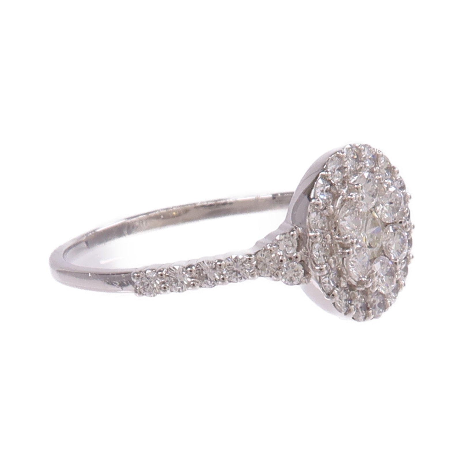 JEWELRY PT900鉑金Diamond Ring鑽石戒指US#6.25