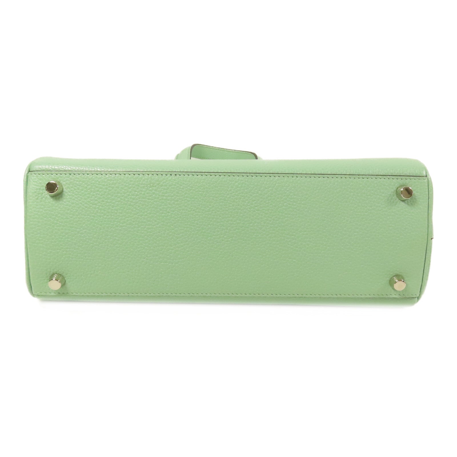 GUCCI GG SHW 2Way Shoulder Bag Handbag Calfskin Leather Green