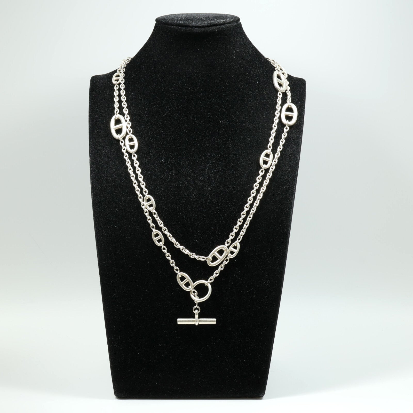HERMES 925純銀Farandole Long Necklace 120cm項鍊