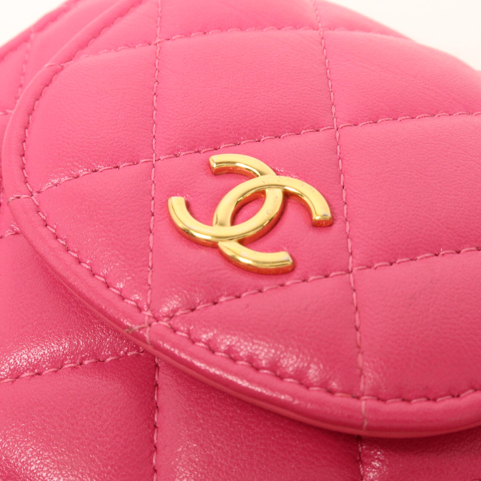 CHANEL 牛皮皮革Card Holder Chain鏈帶肩背袋