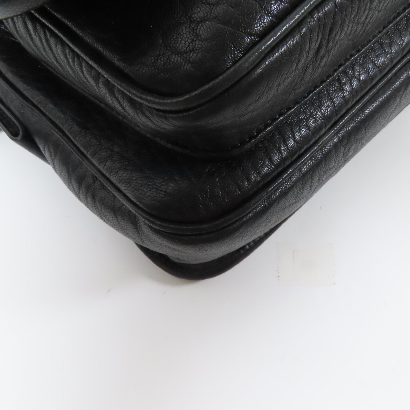 SAINT LAURENT 【激減優惠】羊皮皮革Niki Messenger Bag銀扣肩背袋