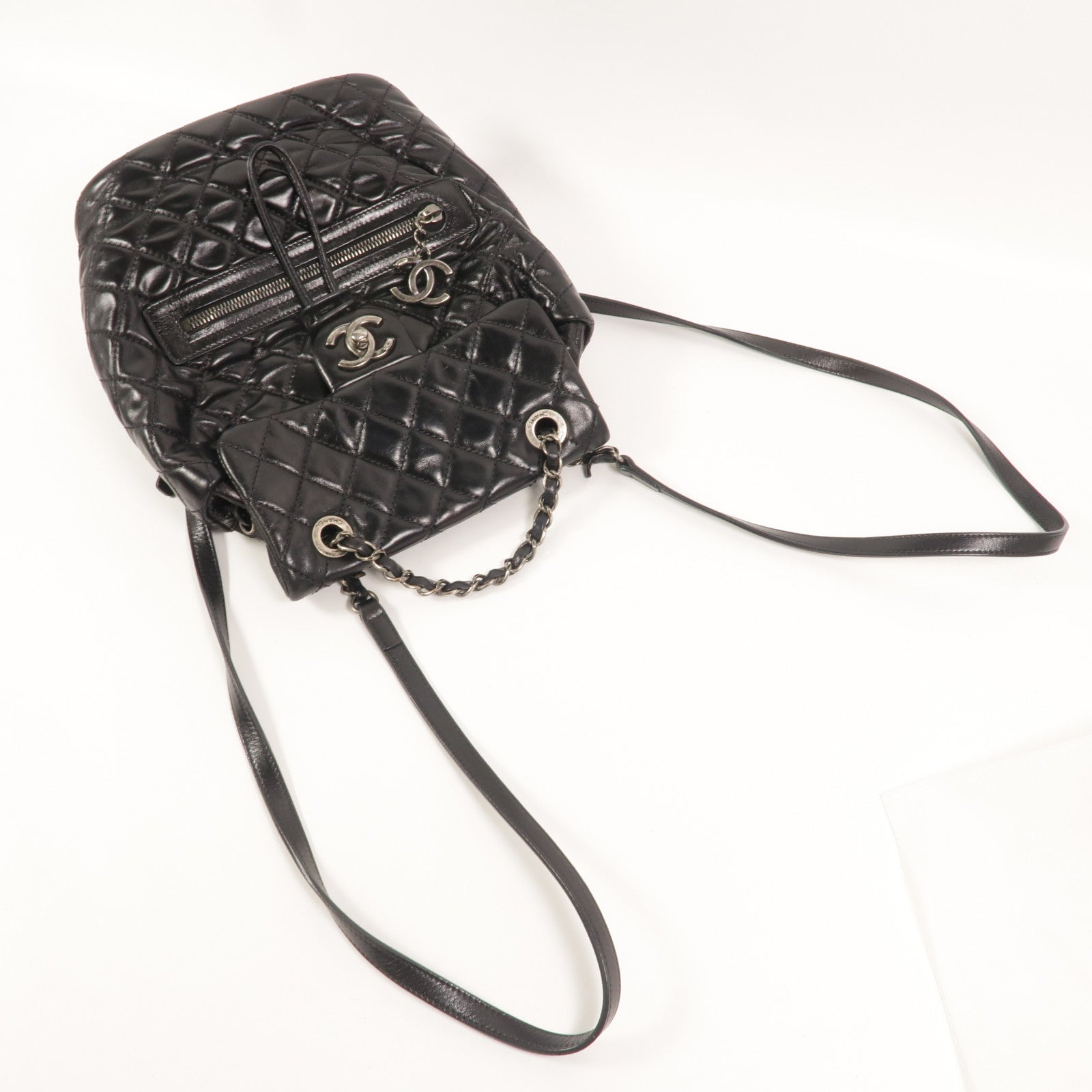 CHANEL 牛皮皮革Backpack背包