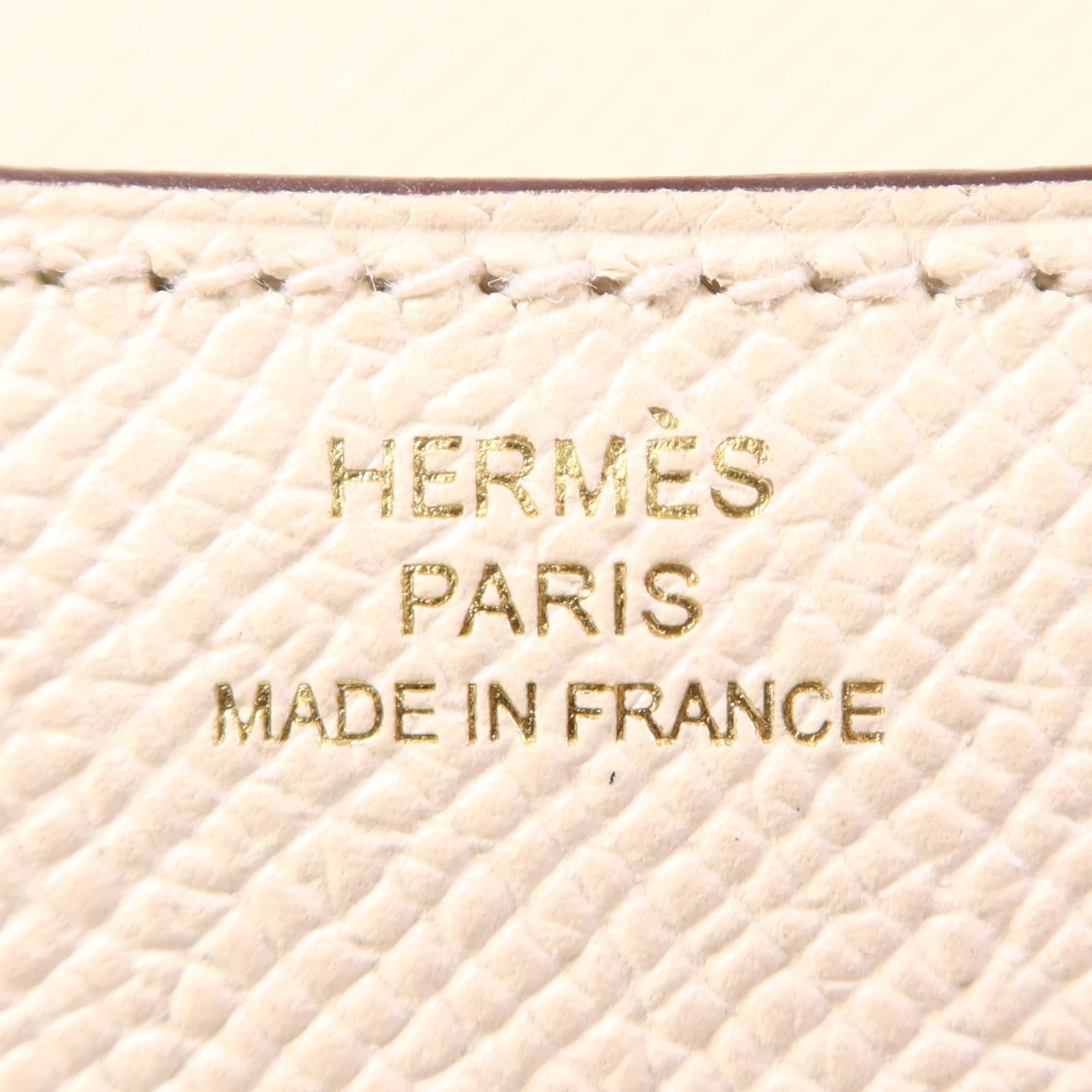 HERMES Epsom皮革Constance Mini金扣肩背袋Nata