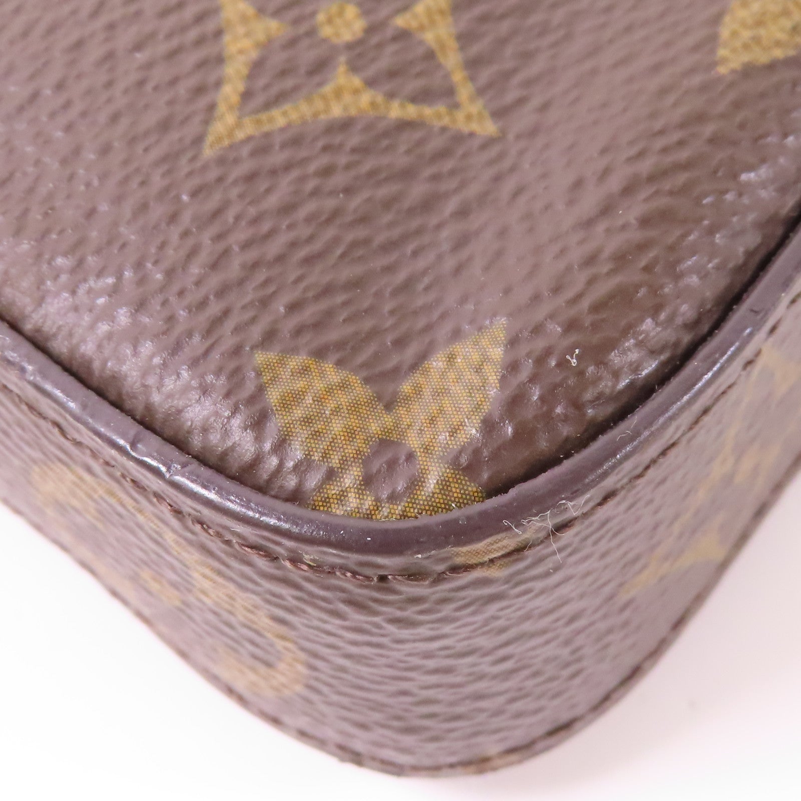 LOUIS VUITTON LV GHW Pochette Felicie Chain Shoulder Bag M61276 Monogram Brown