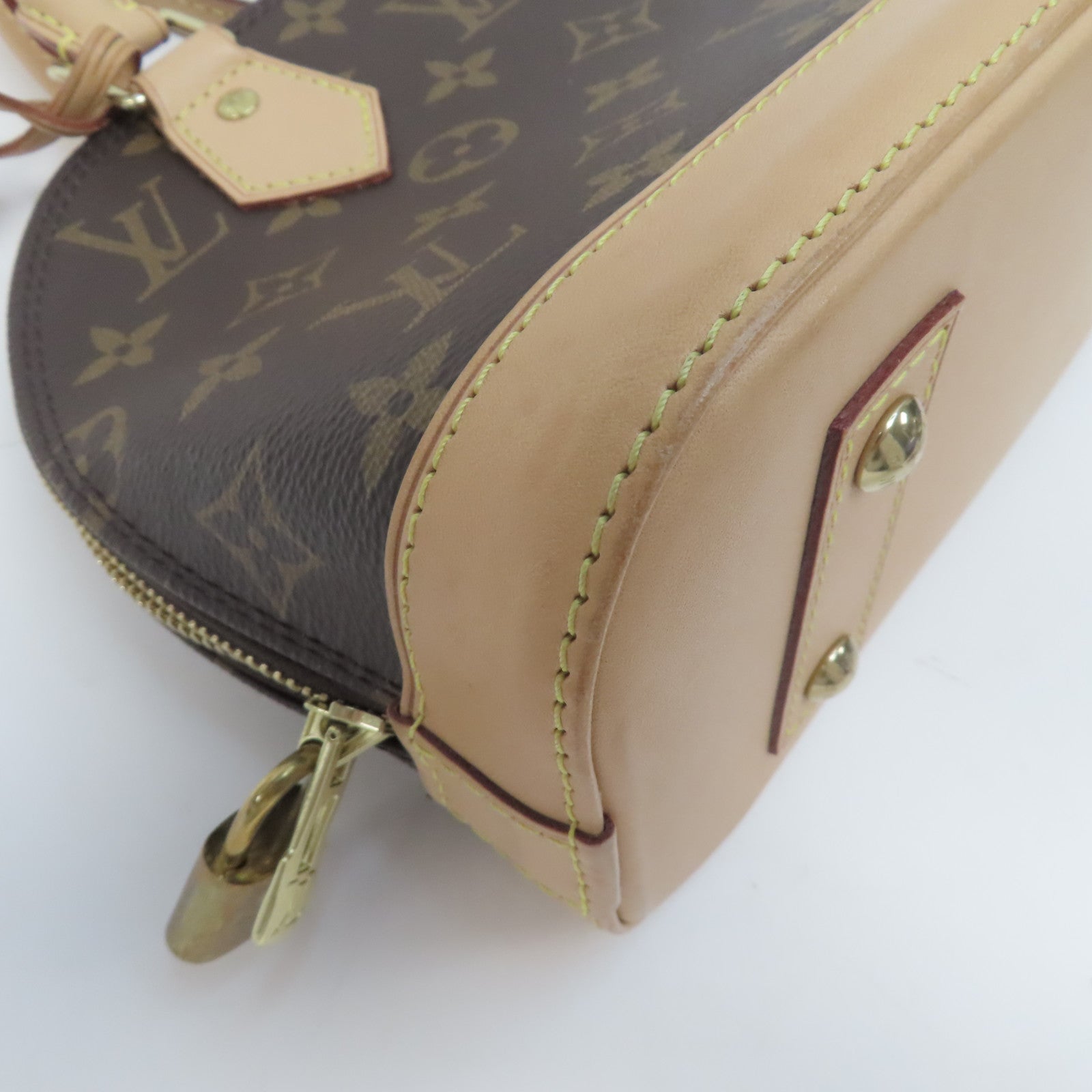 LOUIS VUITTON Monogram Alma BB手挽肩背兩用袋啡色