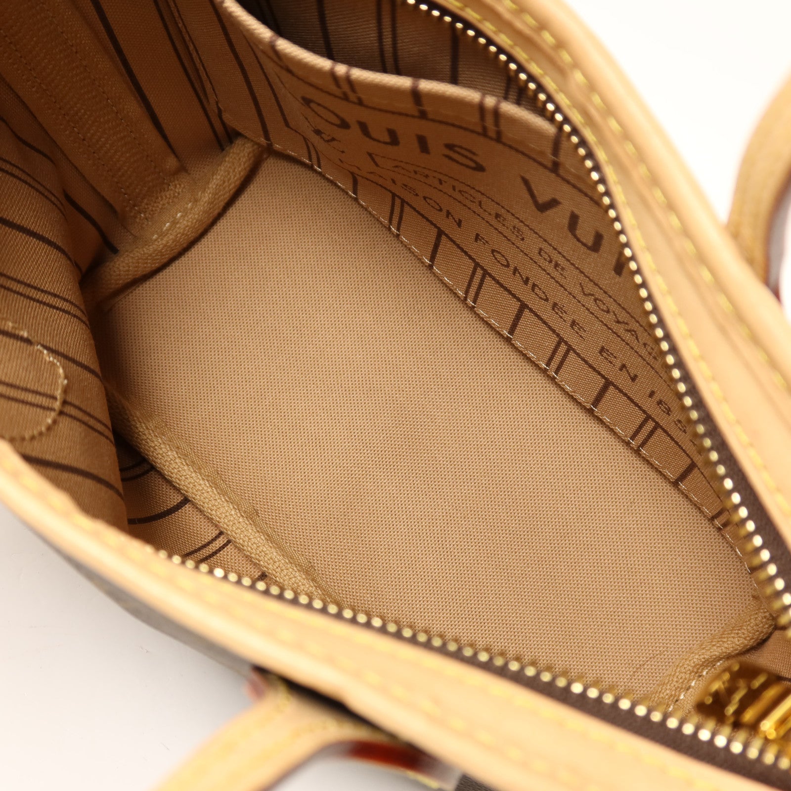 LOUIS VUITTON Monogram Neverfull BB金扣手挽肩背兩用袋